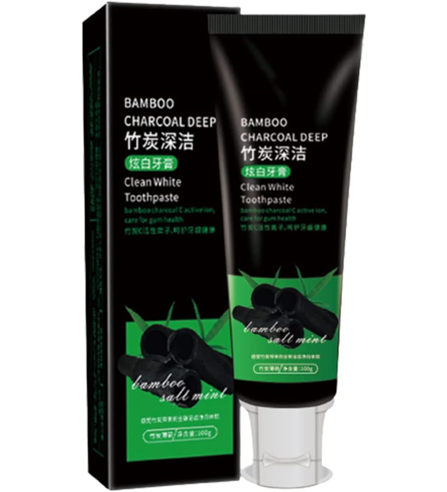 DUBUSH Yanjiayi Bamboo Charcoal Deep Cleaning Toothpaste Yanjiayi Activated Charcoal Whitening Toothpaste Deep Cleaning Whitening Toothpaste - Buy Online on GoSupps.com