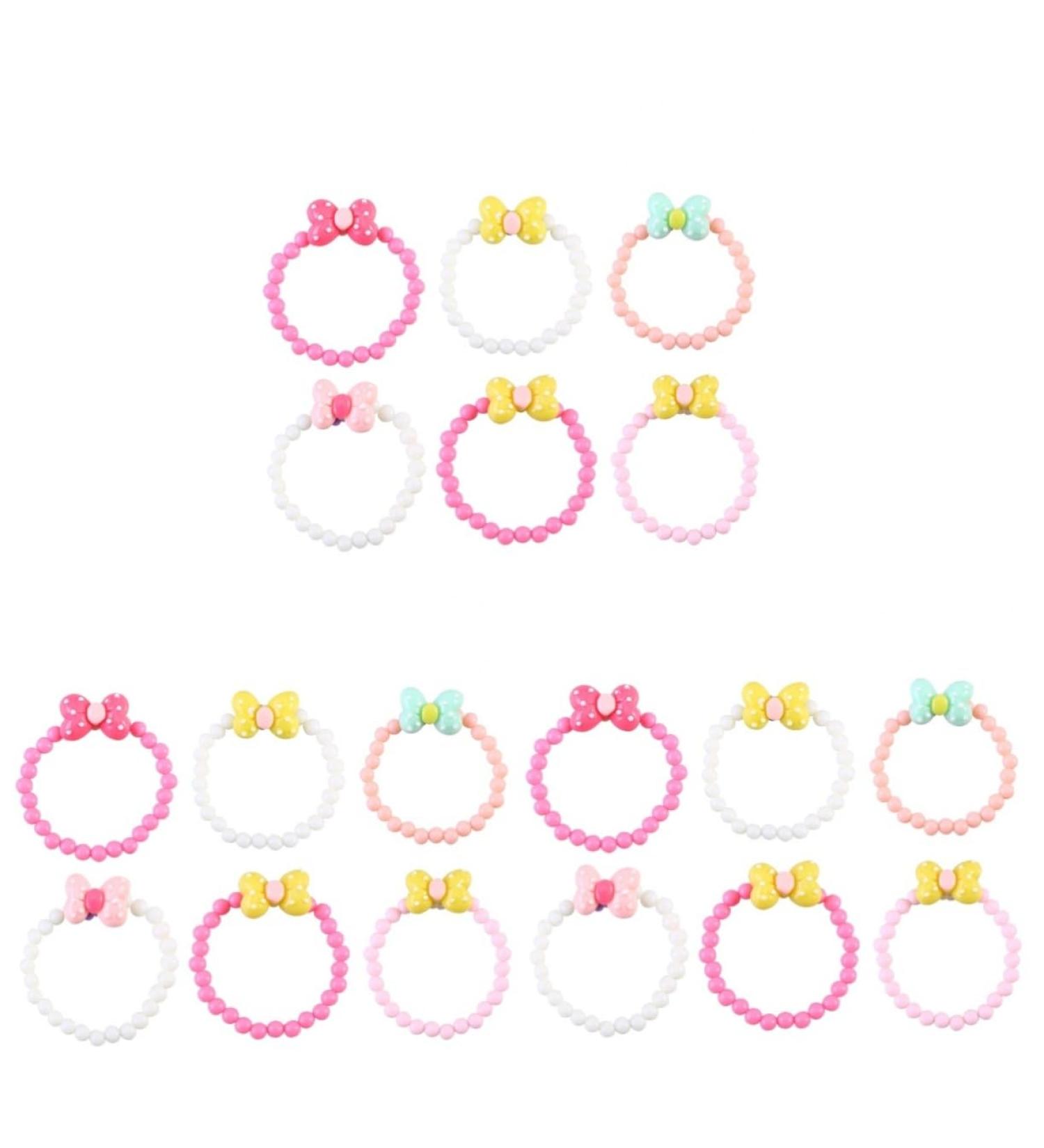 Safigle 18 STK Colorful Arm Loops Bracelets for Kids - Candy-Colored Party Bracelets for Girls - Fun Caricature Toys - Buy Online on GoSupps.com