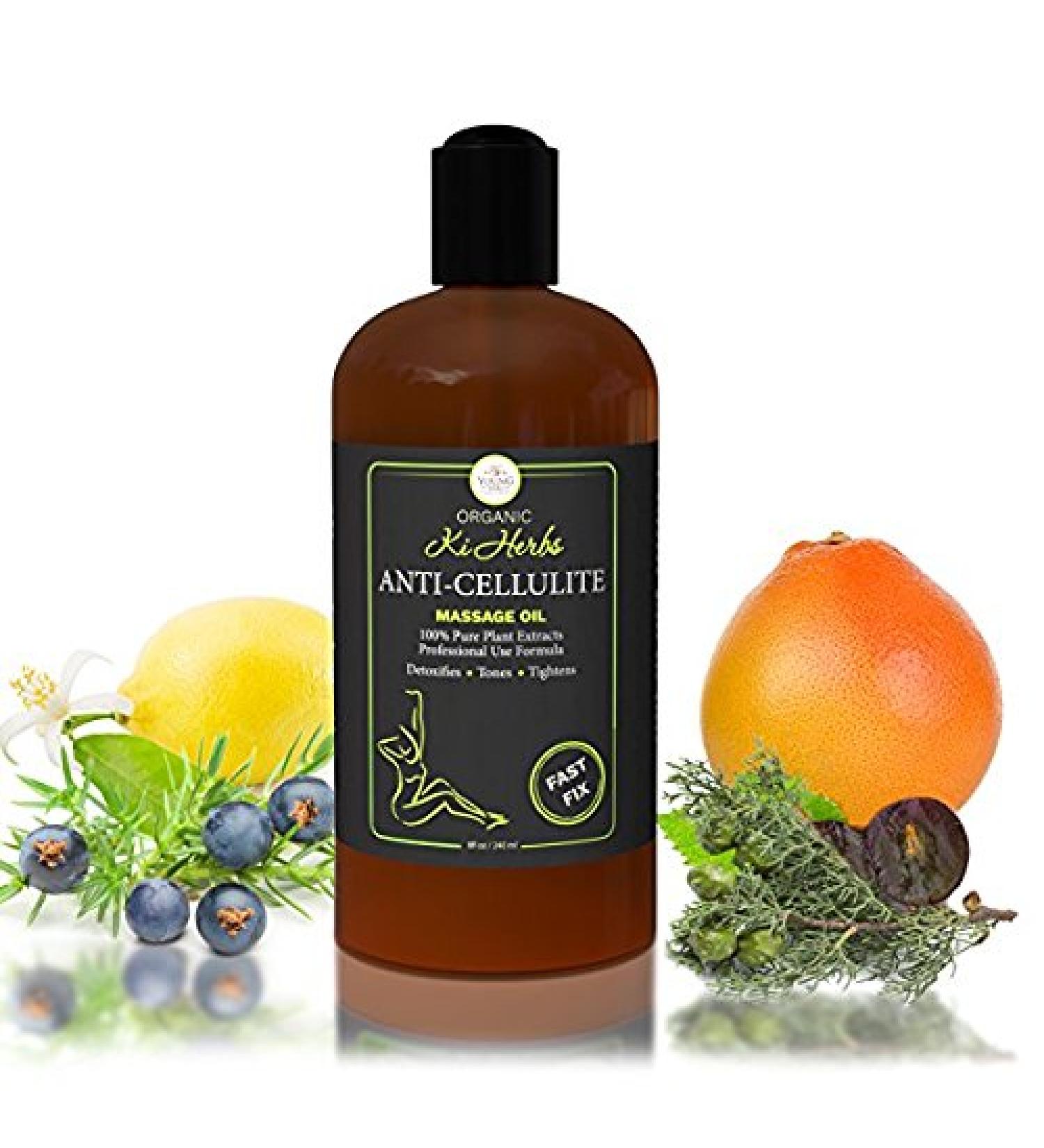 Premium Organic Anti-Cellulite Oil | Firmer Smoother Skin | Hydrating & Anti-Aging Body Oil with Natural Ingredients - Shop Worldwide - Buy Online on GoSupps.com