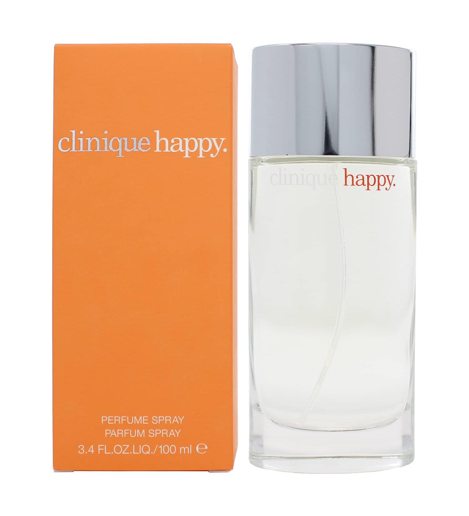 Clinique Happy Eau de Parfum Spray for Women 3.4oz - Floral & Fresh Scent - Buy Online on GoSupps.com