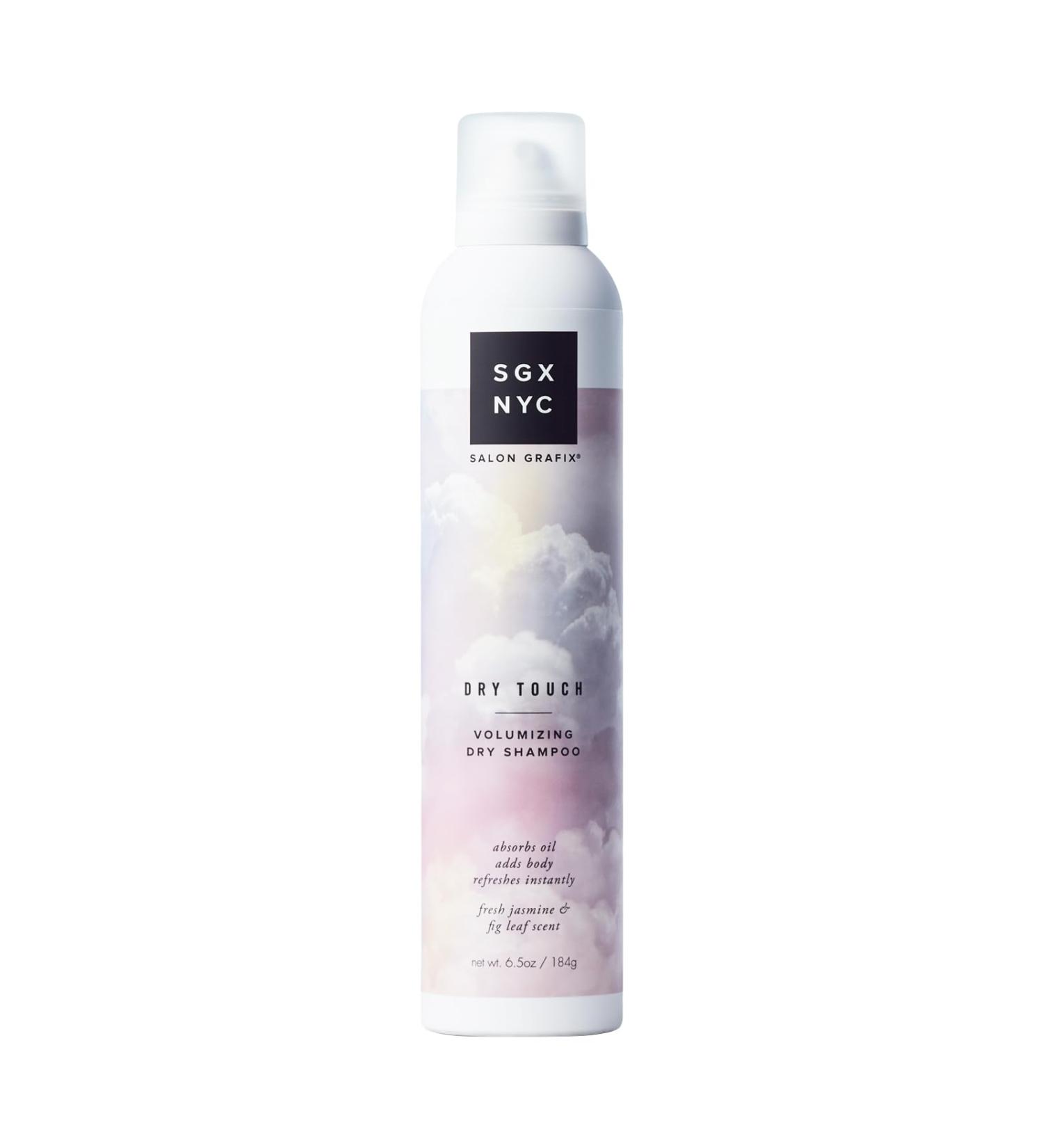 SGX NYC Dry Touch Volumizing Dry Shampoo - Paraben Free Vegan Spray for Fresh Bouncy Hair - 6.5 oz - Buy Online on GoSupps.com