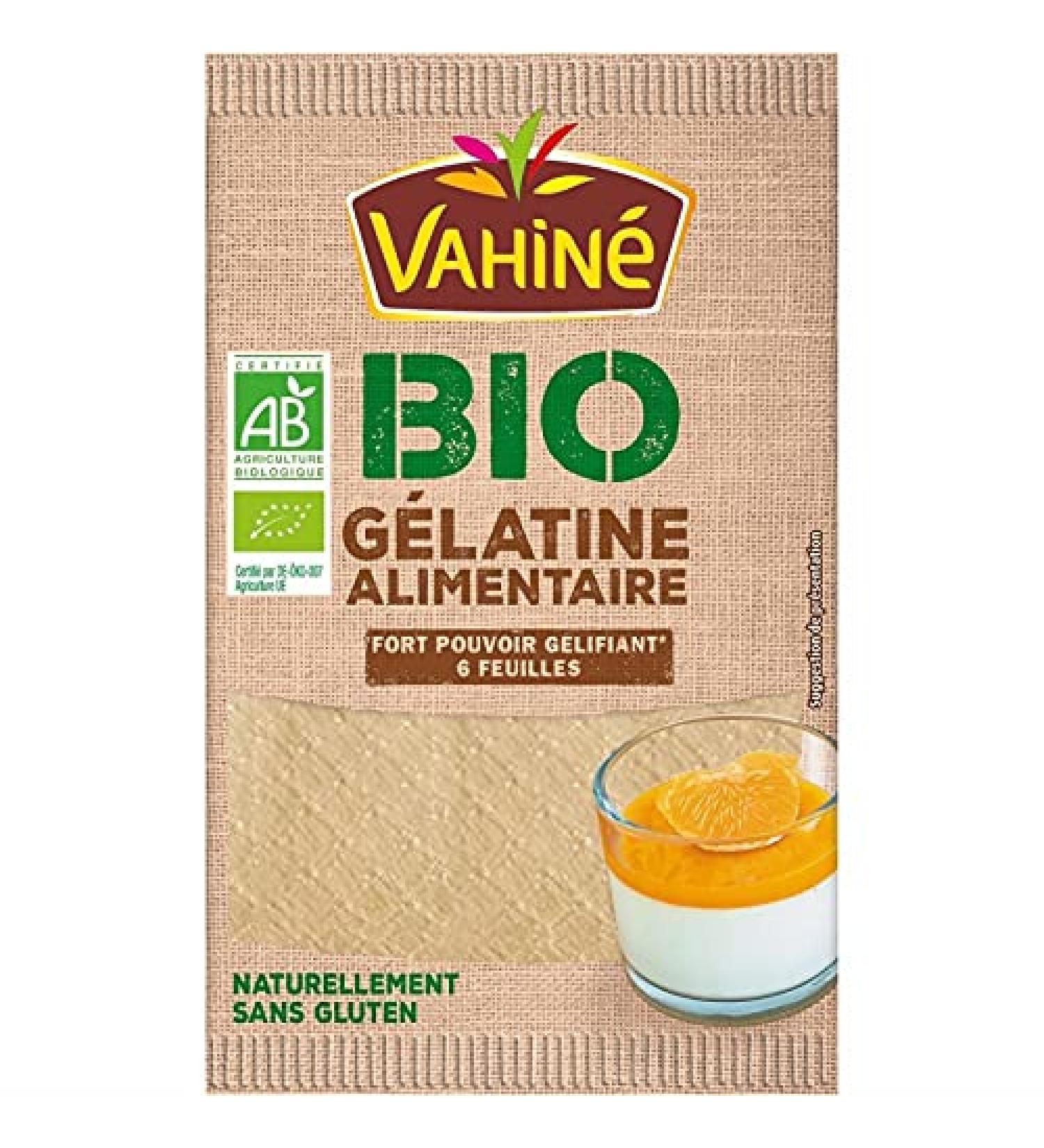 Vahine Organic Leaf Gelatin 10 g Pack of 4 - Buy Online on GoSupps.com