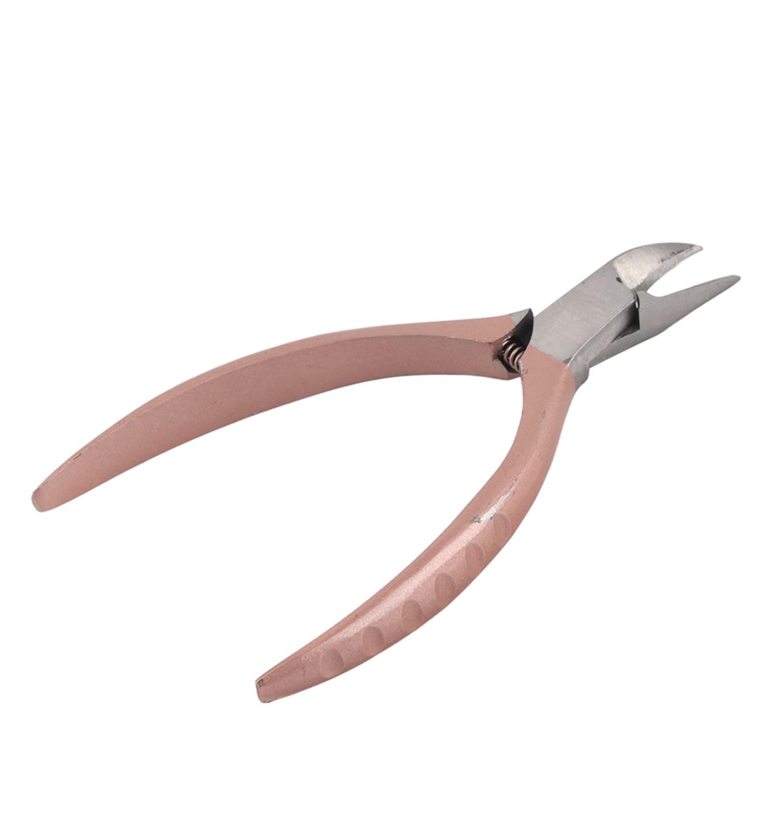 Nail Nipper Rose Gold Nail Art Decorations Picker Rhinestone Remover Nail Cutter Scissors Manicure Tools for Woman - Buy Online on GoSupps.com