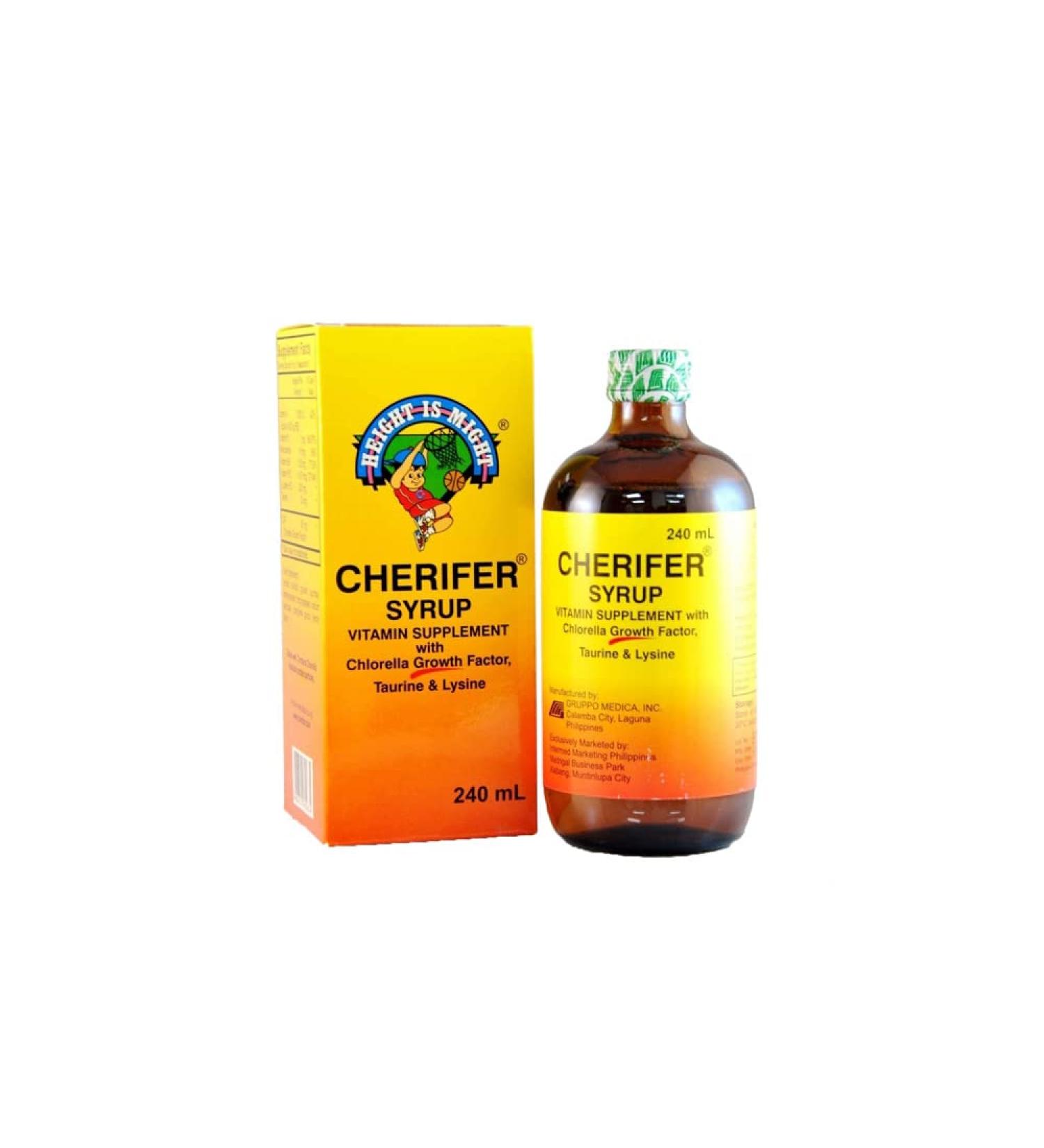 CHERIFER Syrup with Chlorella Growth Factor, Taurin & Lysine
