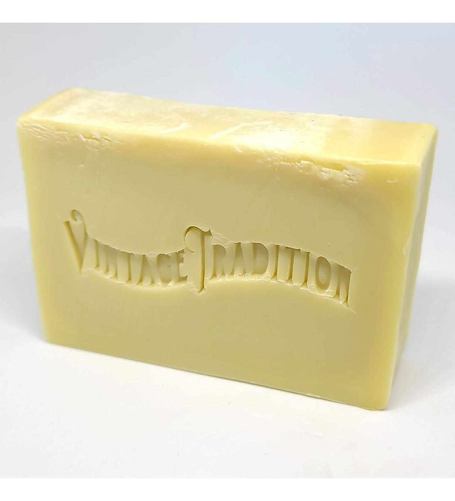 Vintage Tradition Premium Unscented Olive Oil Balm Soap | All-Natural Luxury Bar Skincare for All Skin Types - Shop Internationally - Buy Online on GoSupps.com