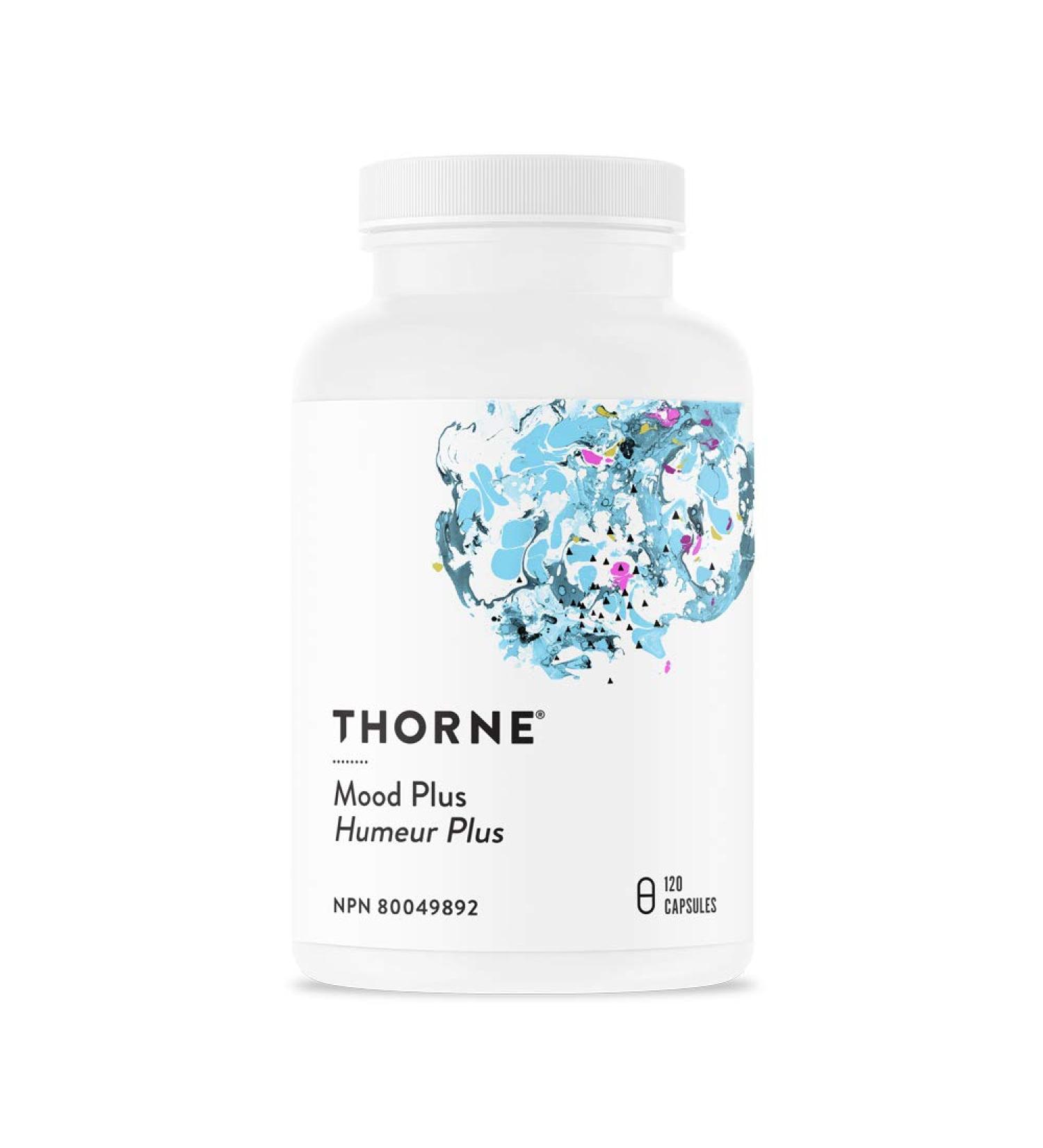 Thorne Mood Plus - Botanical Support for Mood and Stress Management - 120 Capsules - Buy Online on GoSupps.com