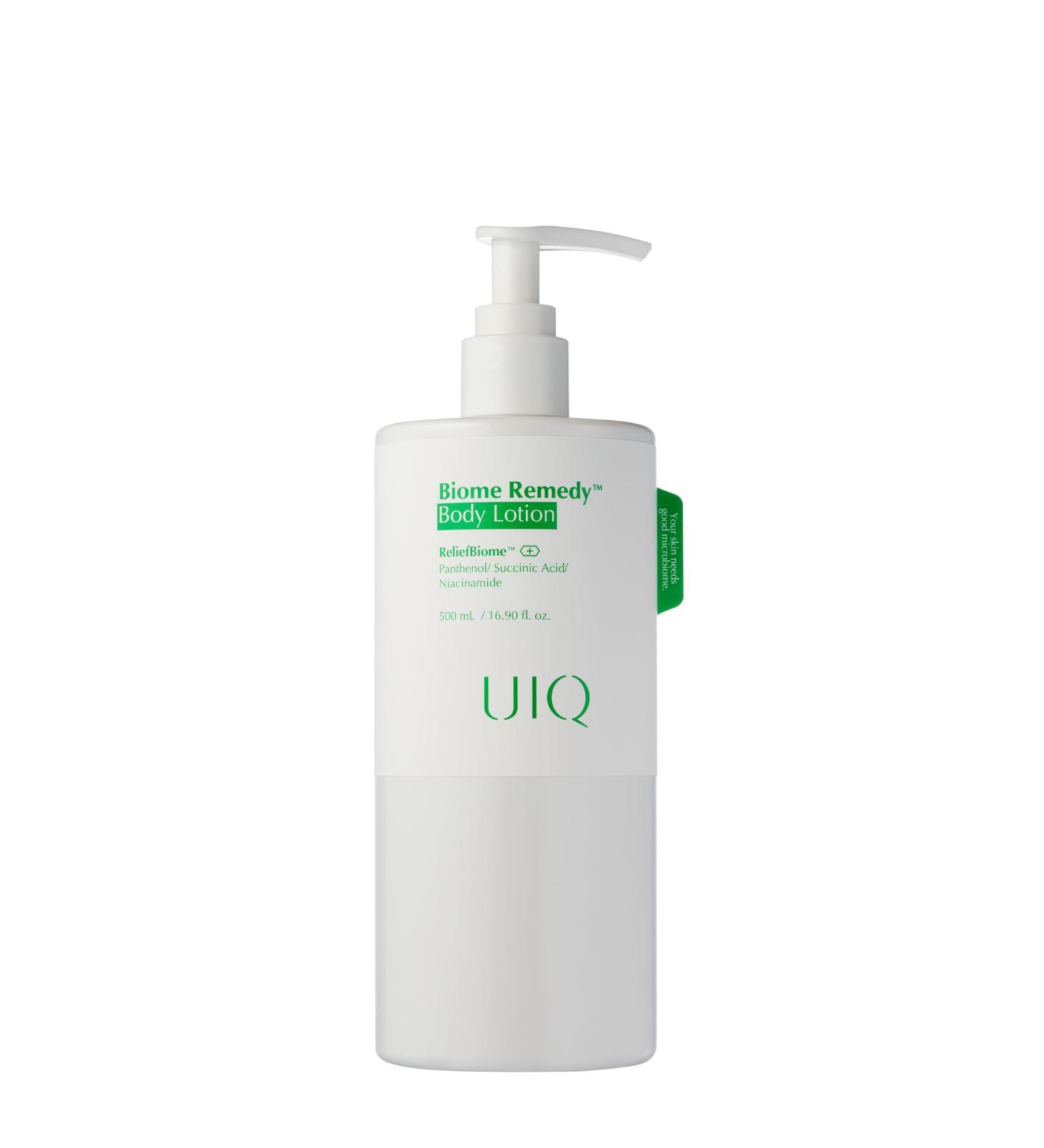 UIQ Biome Remedy Body Lotion 16.90 fl. oz. Korean Skincare Fragrance-free Hypoallergenic Daily Moisturizing Body Lotion for Sensitive Skin