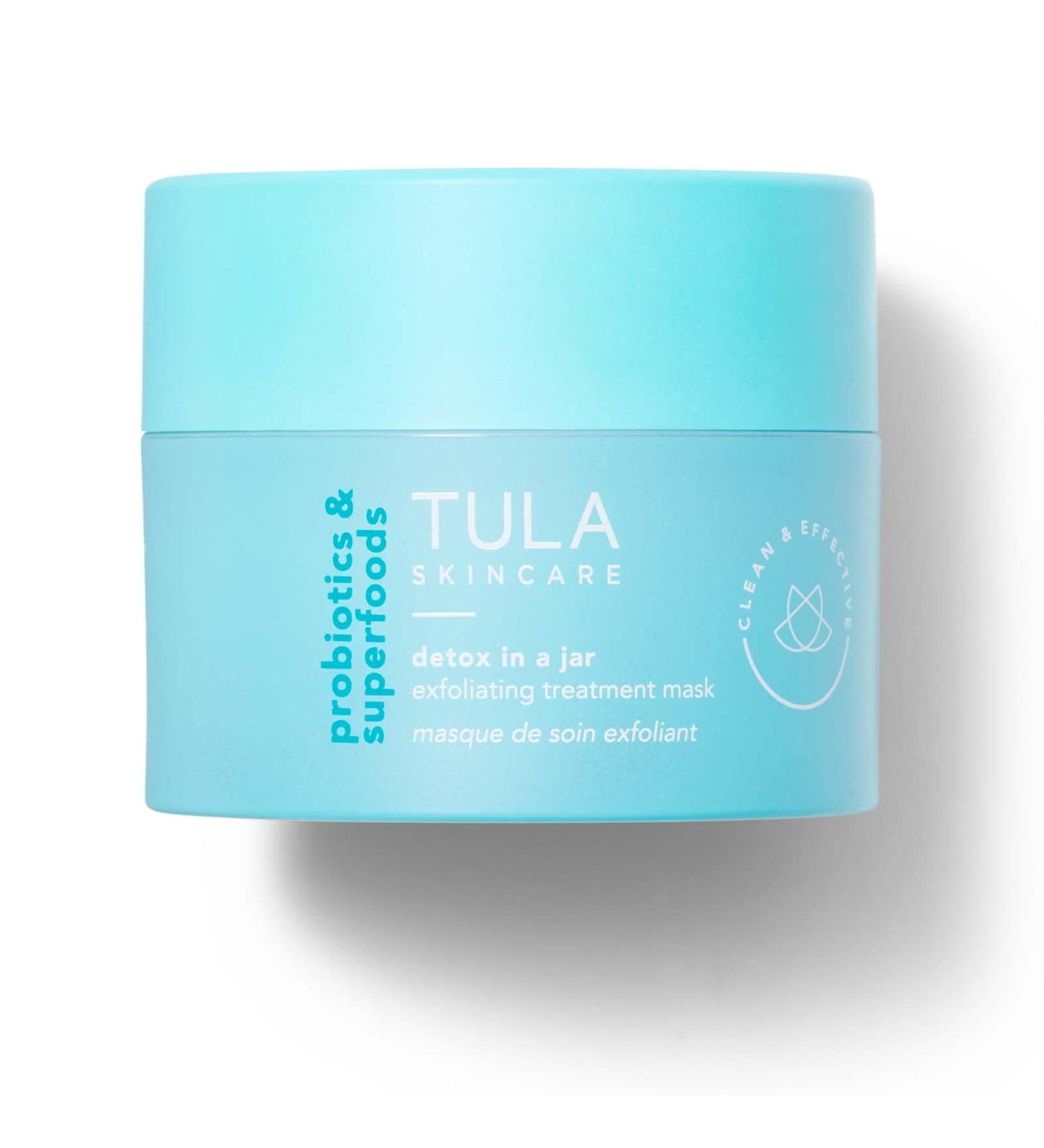 TULA Detox in a Jar Exfoliating Mask with Vitamin E & Bentonite Clay | 1.7 oz - Buy Online on GoSupps.com