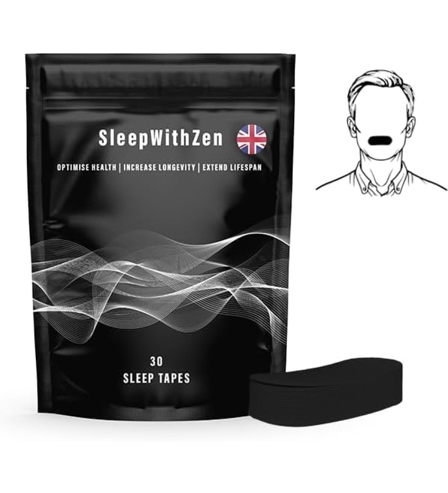 Mouth Tape for Sleeping- Gentle, Hypoallergenic Mouth Sleep Tape for Improved Nasal Breathing and Reduced Snoring- Stop Snoring Aids for Women & Men- Mouth Strips for Sleeping- 30 Pcs - Buy Online on GoSupps.com