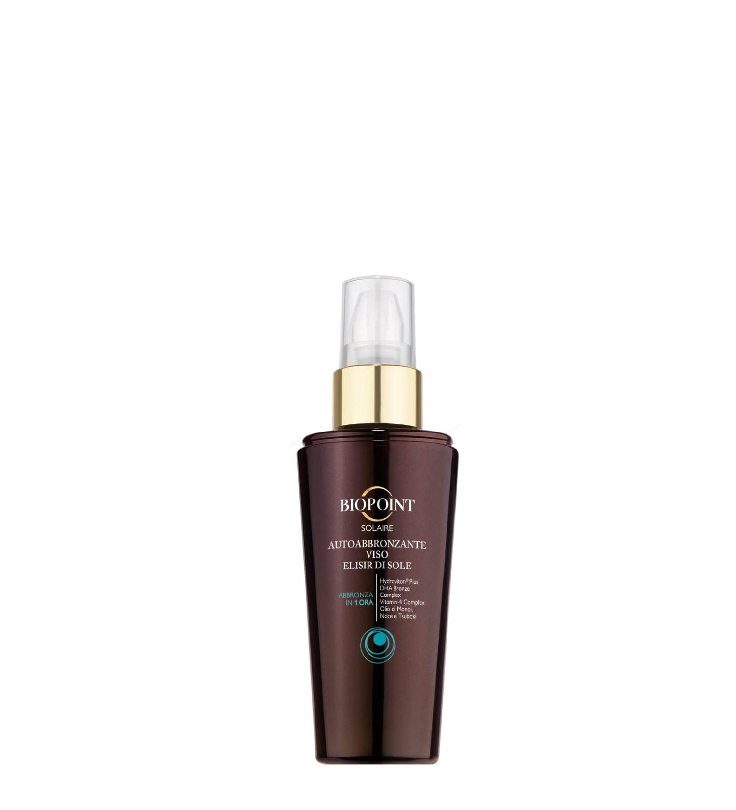 Biopoint Self-Tanning Face Elisir 50 ml - Pack of 6 | Achieve a Natural Tan | International Shipping - Buy Online on GoSupps.com