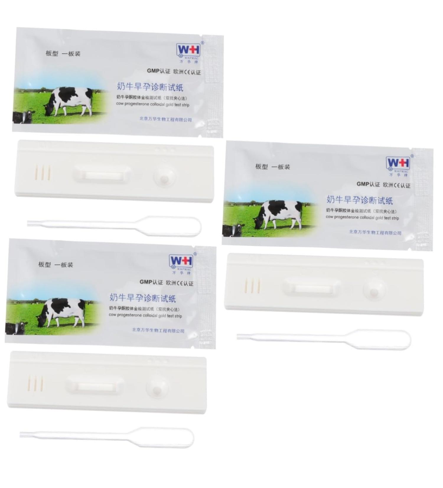 Buy Clispeed 3 STK Pregnant Test Strips - Pumpkin Leaves Cow & Pig Pregnancy Test - Farm Animal Supplies - Veterinary Accessories - Buy Online on GoSupps.com