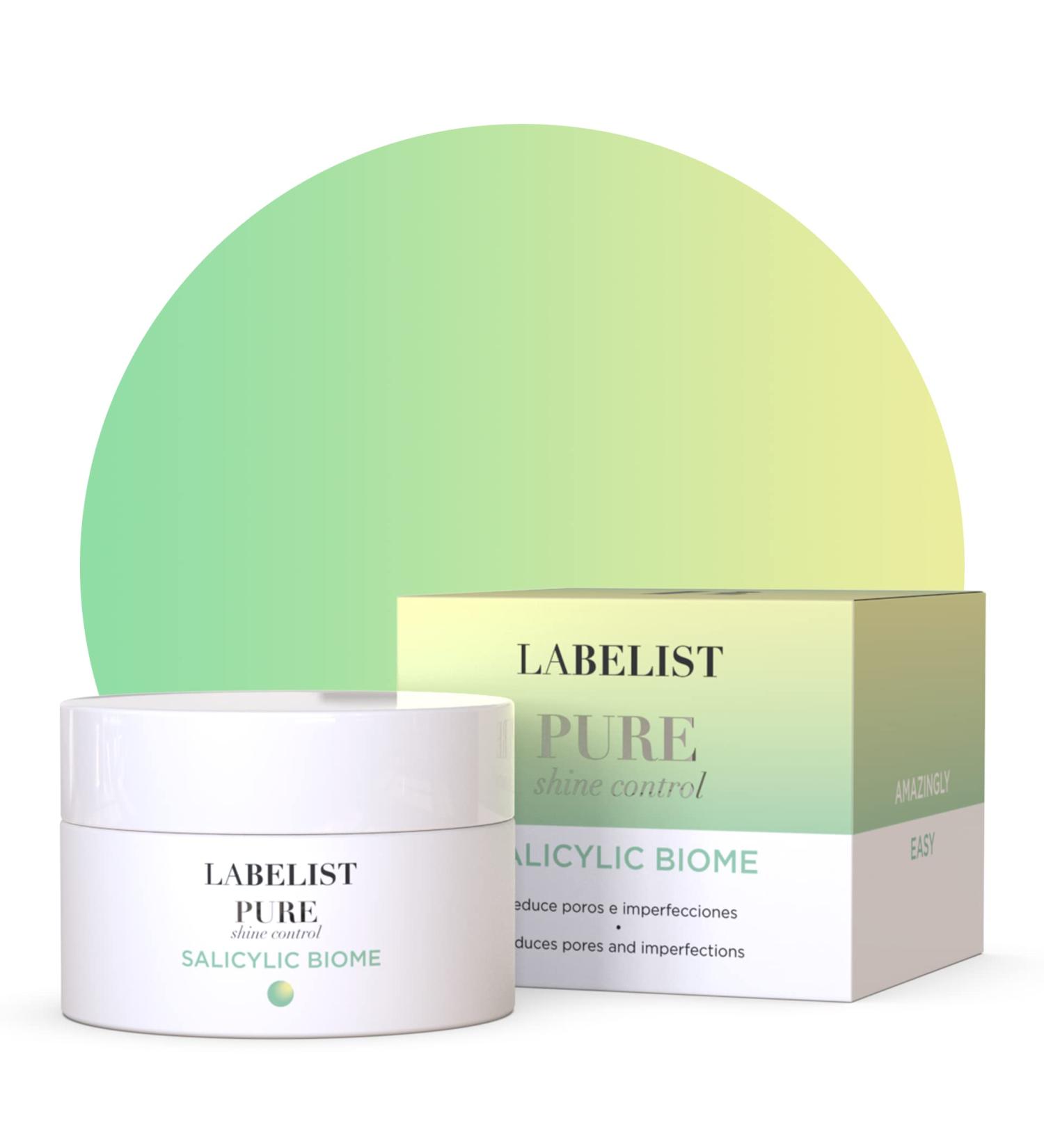 LB LABELIST Labelist | Pure Salicylic Biome Face Cream | 50 ml | Specially formulated for combination skin with imperfections or acne-prone skin | Moisturizing | Provides elasticity and radiance | Women's facial care