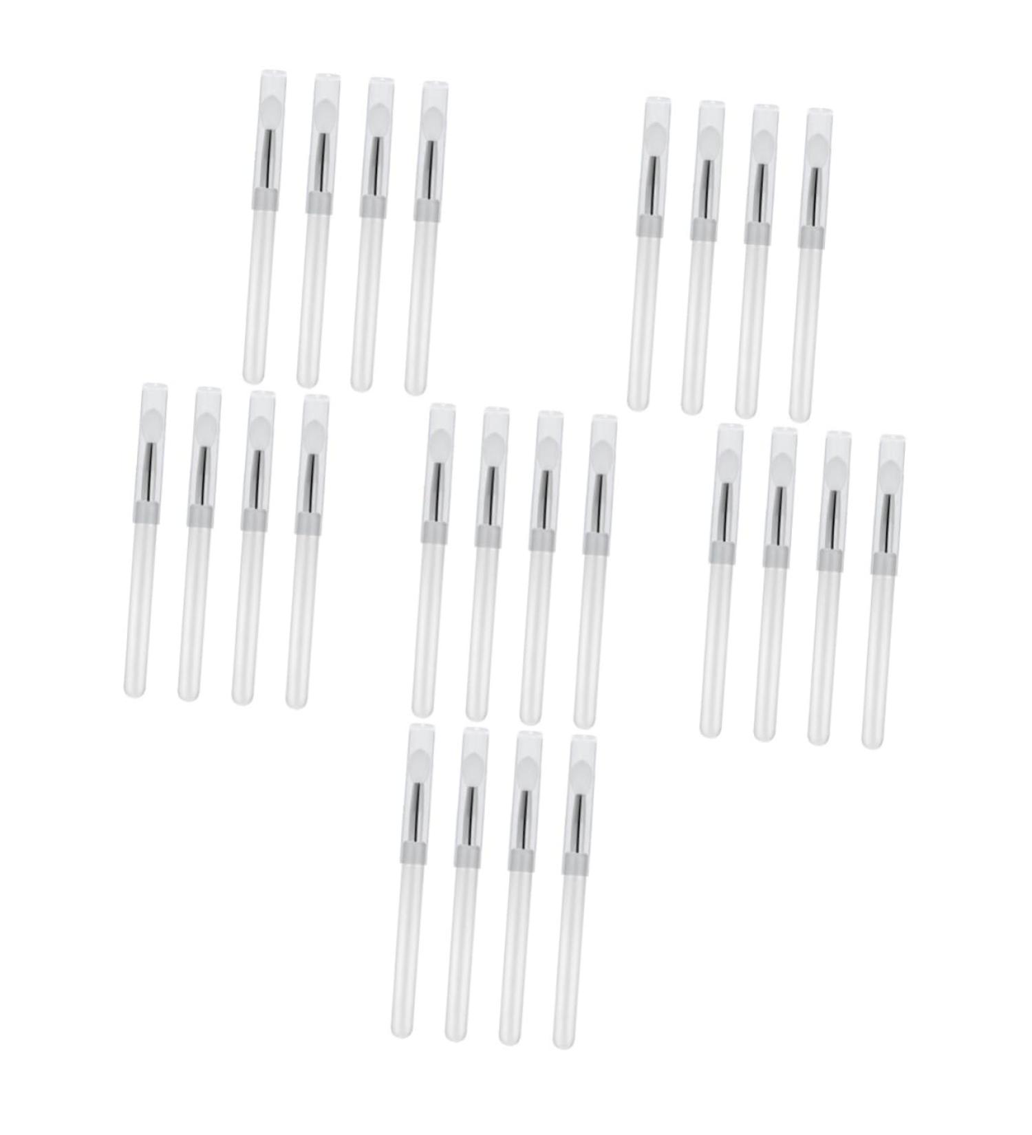 Ipetboom 24 Pcs Lip Brush Set - Silicone Lipstick & Lip Mask Applicator Paillette Makeup Brushes for Perfect Lips | International Shipping Available - Buy Online on GoSupps.com