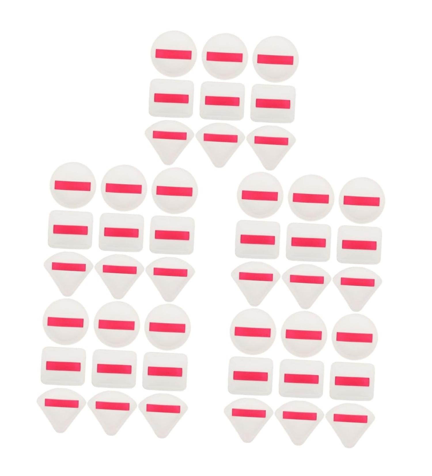 FRCOLOR 45 Pcs Makeup Sponge Set Triangle Powder Puffs & Soft Applicators for Foundation & Eyeshadow Perfect for Flawless Makeup Application - Buy Online on GoSupps.com