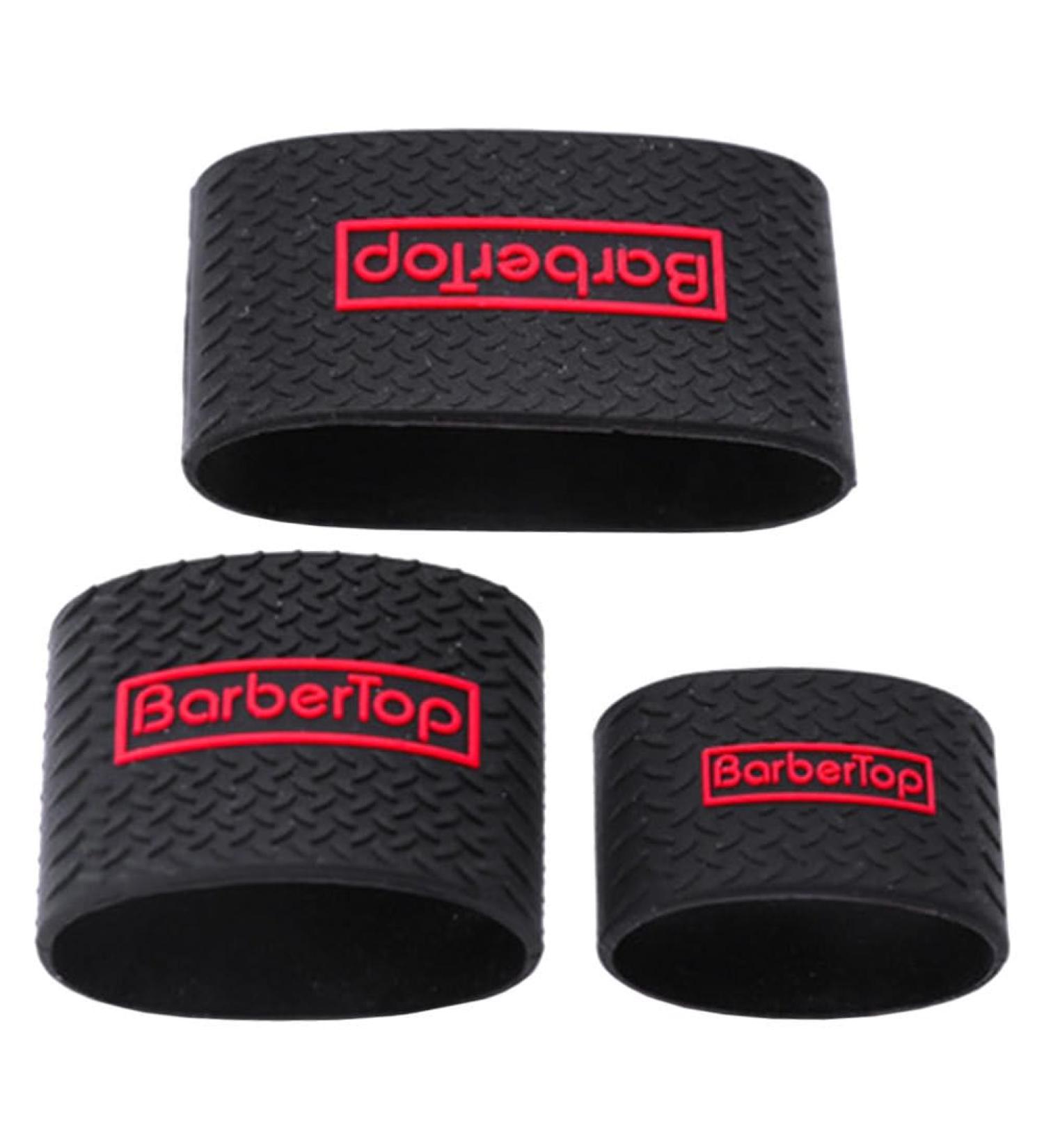 FRCOLOR 3 Pieces Hair Trimmer Cover Hairdressing Salon Clipper Grips Barber Gripper Silicone Clipper Handle Clipper Accessories Barber Grips Trimmer Grip Clipper Bands Hair Trimmer - Buy Online on GoSupps.com