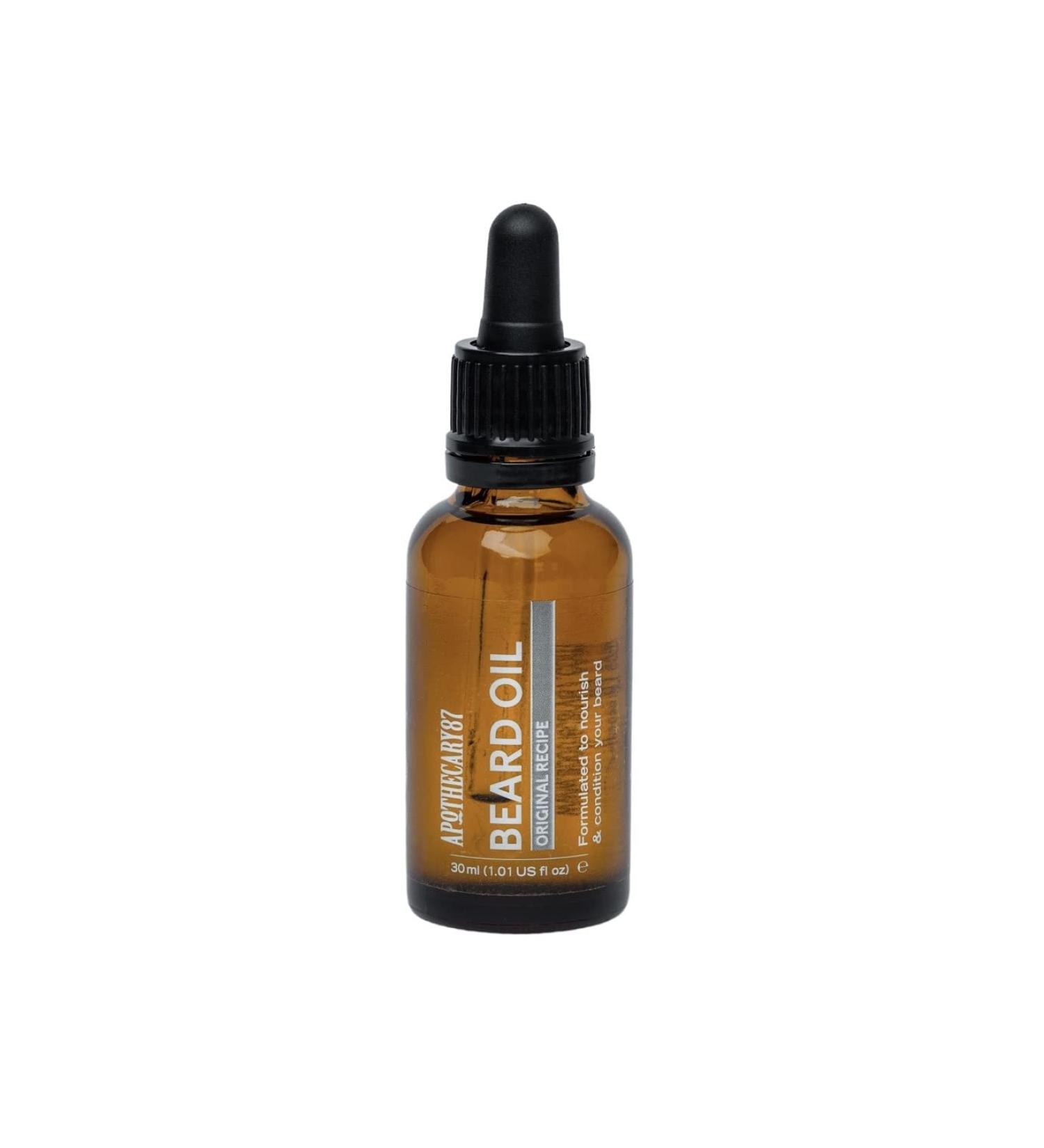 Apothecary 87 Beard Oil | Original Recipe Fragrance | Premium Formulation | Nourishing Beard Conditioner | 30ml Pack - Buy Online on GoSupps.com