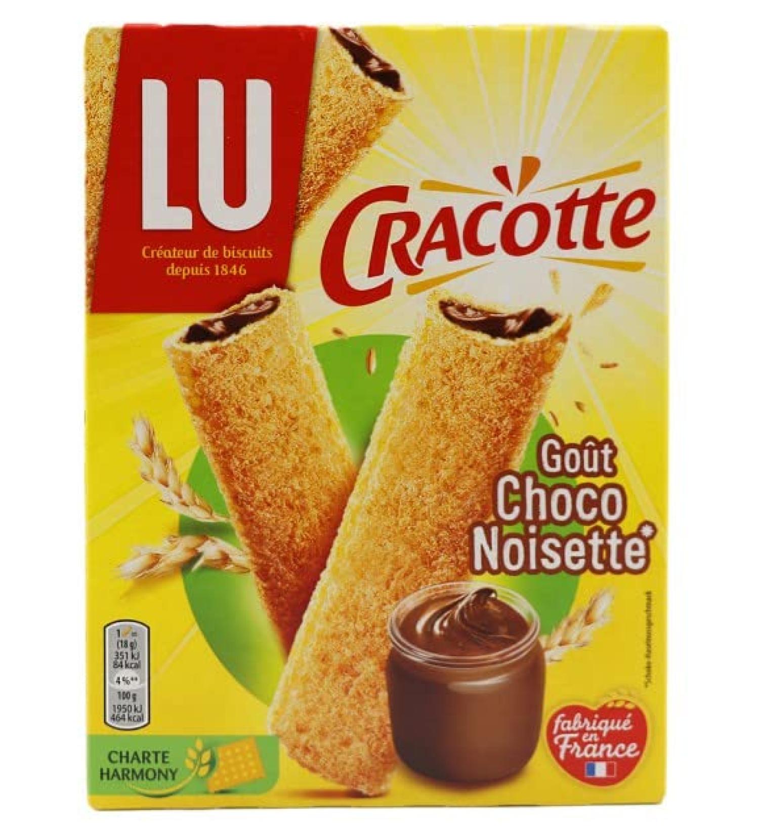 CRACOTTE - Chocolate hazelnut cracker bars - 216 g