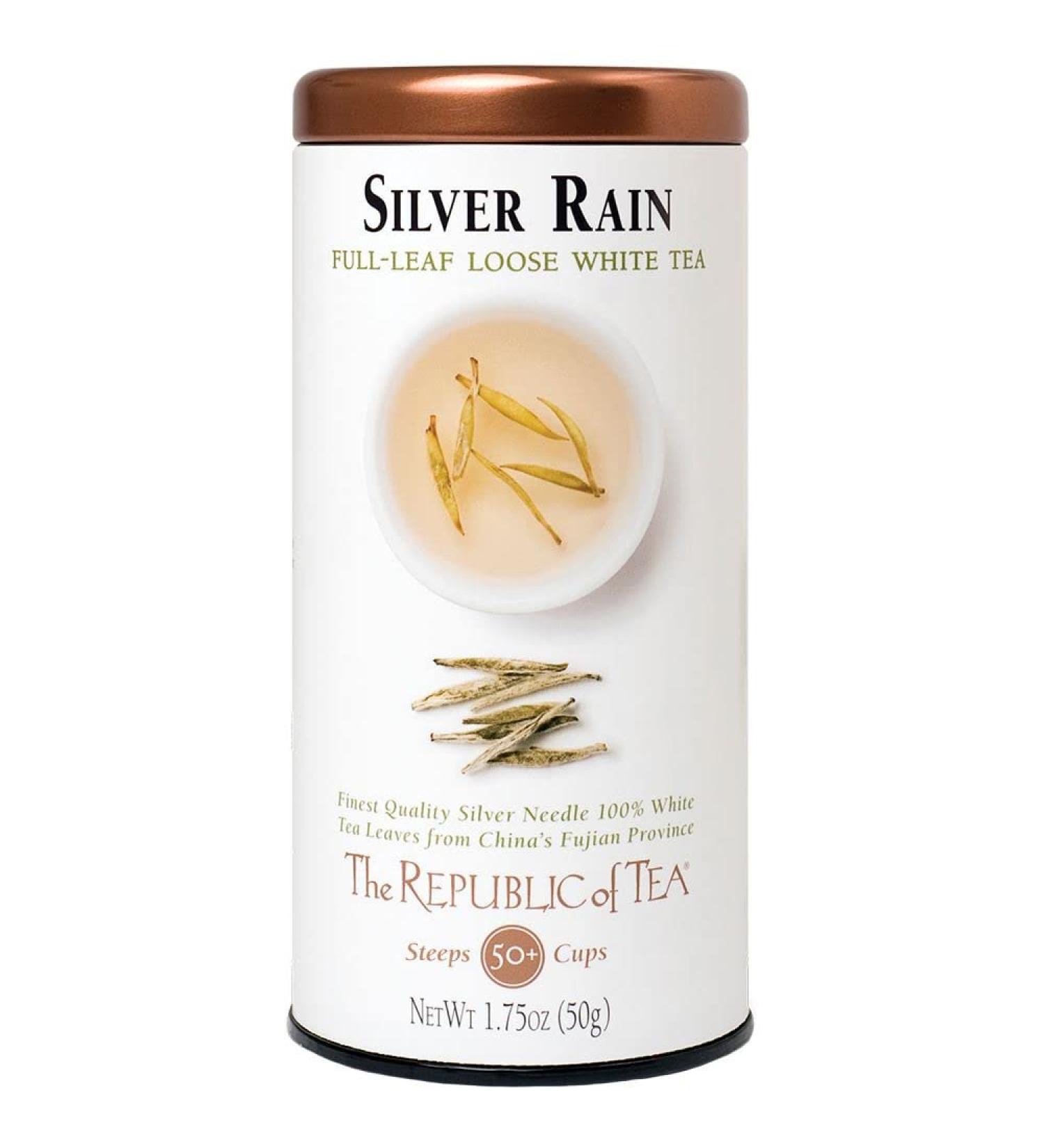 The Republic of Tea Silver Rain Full-Leaf White Tea - 1.75 oz - Buy Online on GoSupps.com
