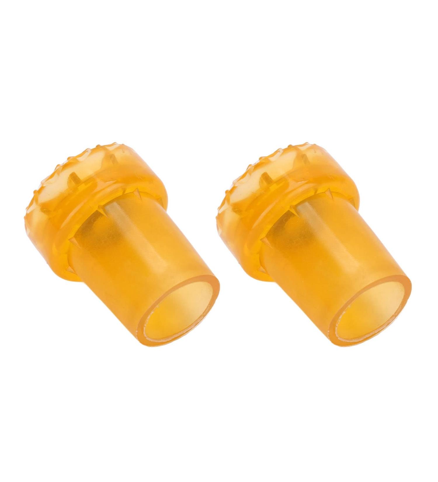 Crutch Covers Pads Wear Resistant Crutch Feet Pads Thickened Rubber 2 PCS 360 Degree Rotatable for Indoor for Canes for Outdoor (Orange) - Buy Online on GoSupps.com