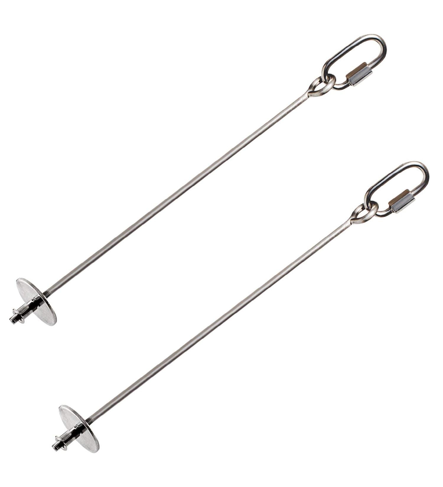 2PCS Premium Stainless Steel Bird Food Holder & Skewer Set - Ideal for Parrots, Fruit, Vegetables - Bird Feeder and Foraging Toy - Buy Online on GoSupps.com