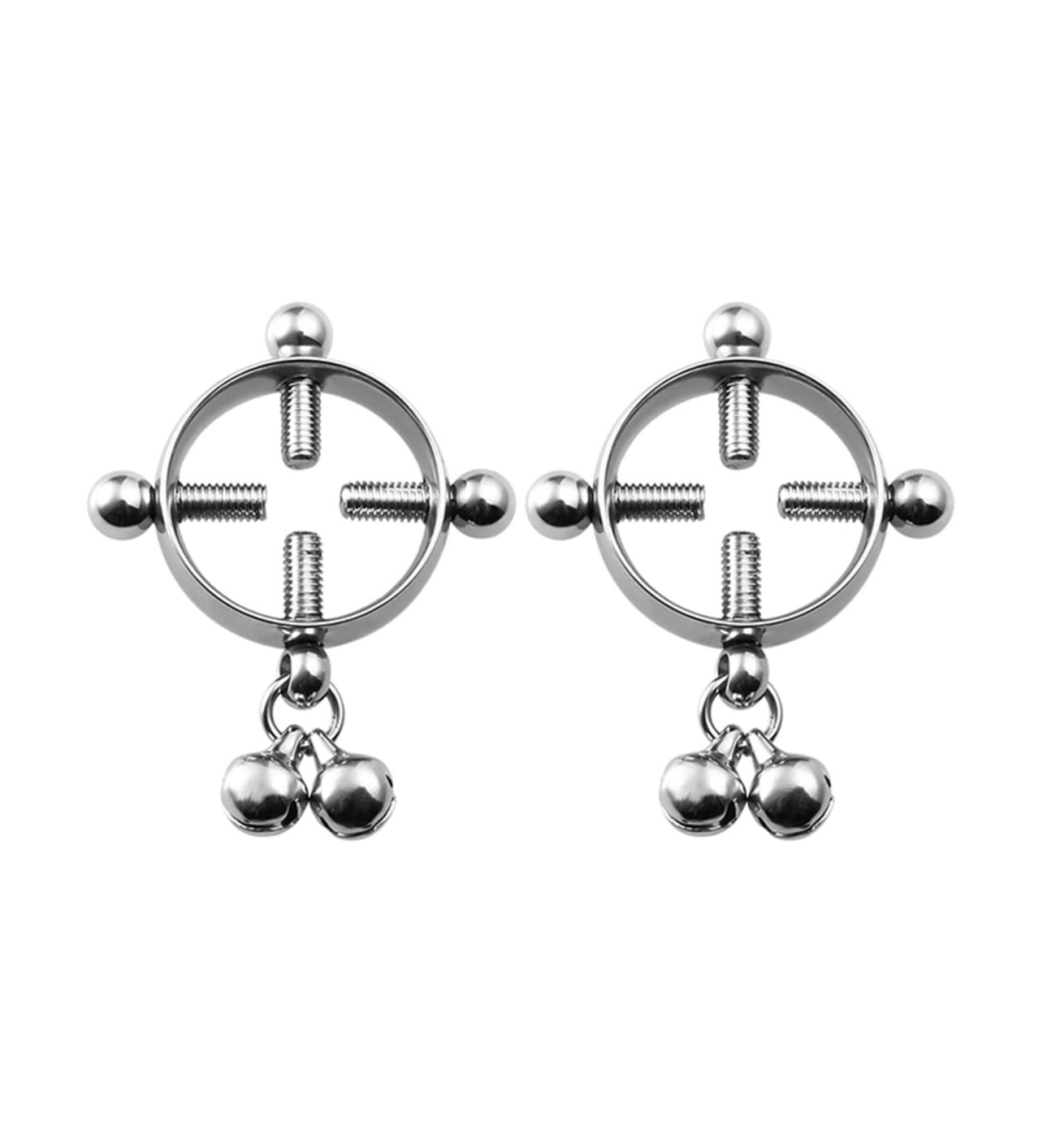 Round Chest Clamps for Home Fitness | Sweat Training & Flexibility | 1 Pair Massage Bells - Buy Online on GoSupps.com