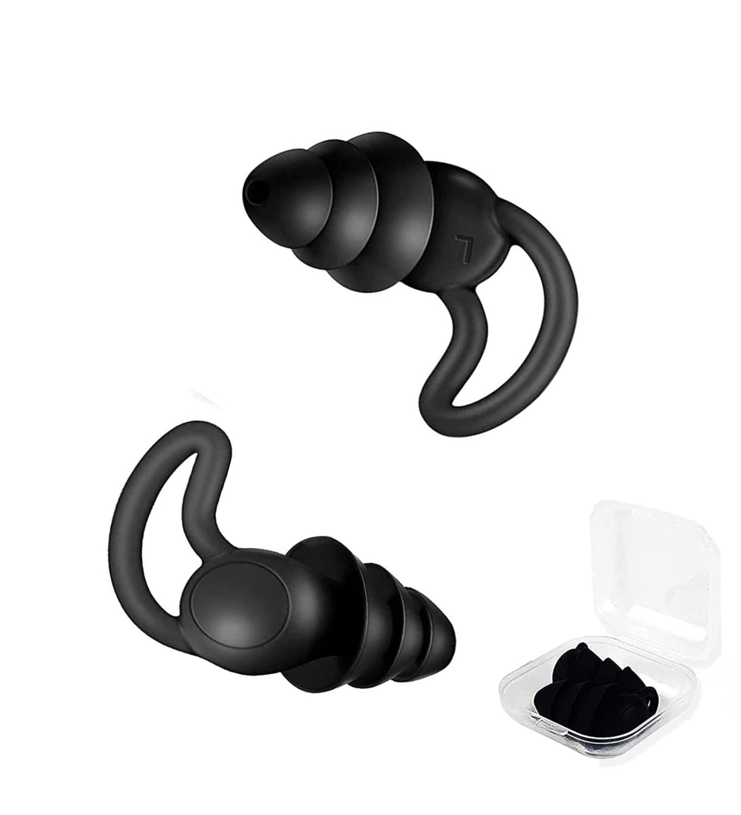 Macrohu Soft Silicone Earplugs for Sleep - Noise Reduction Hearing Protection for Light Sleepers Travel & Work - Buy Online on GoSupps.com