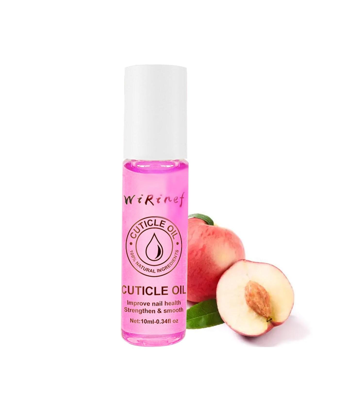 Cuticle Oil for Nail Care - Peach Nails Oil with Organic Vitamin E & B Cuticle Oil for Nails Nail Oil Soothe Moisturize with Dropper Design to Prevent Nail Cracking and Dry - Buy Online on GoSupps.com