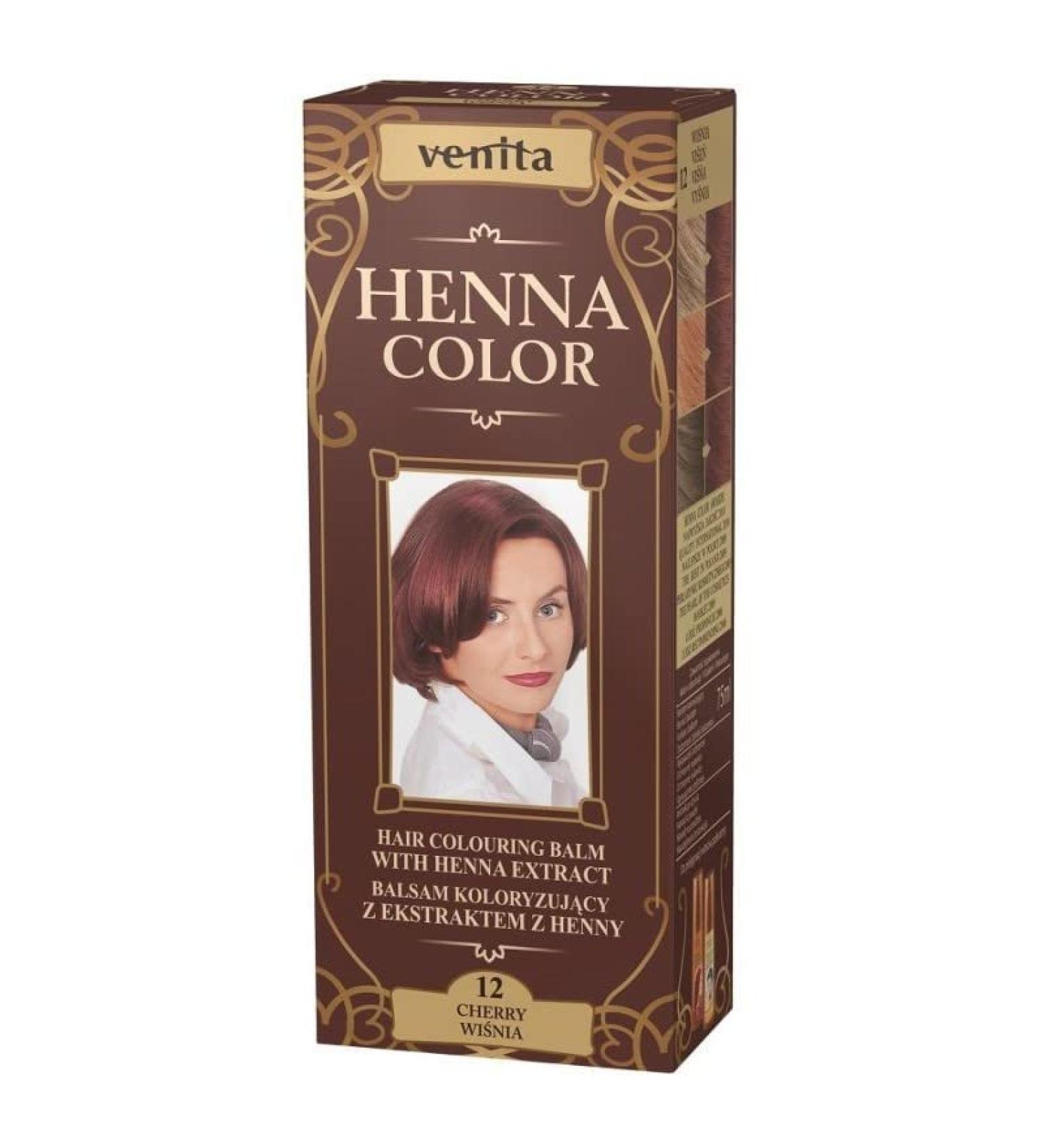 Venita Henna Color Hair Dye 12 Cherry 75 ml