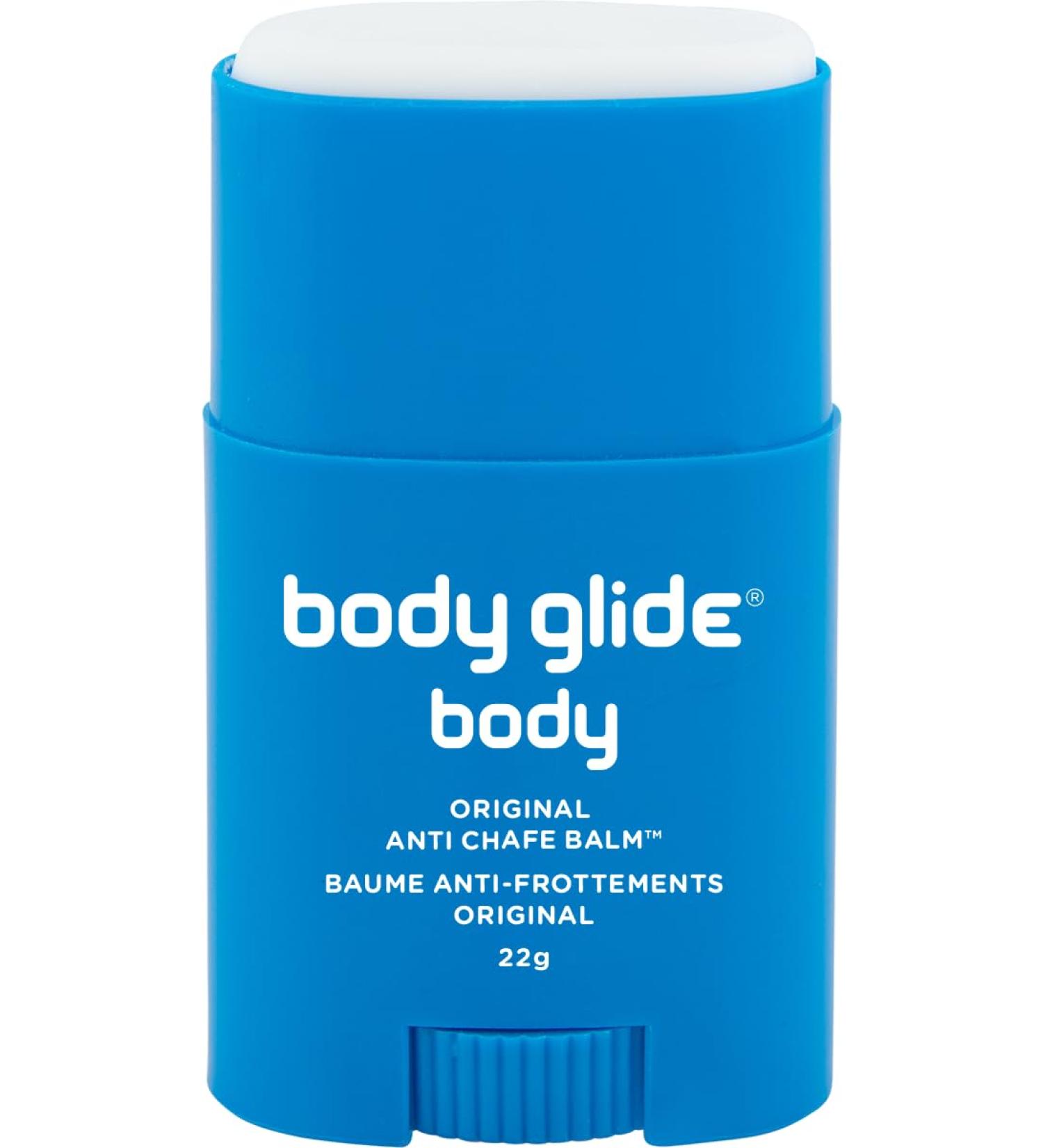 BodyGlide Original Anti Chafe Balm Stick (for Canadian Sale Only) Blue 22g CAB8 22g Balm Stick - Buy Online on GoSupps.com