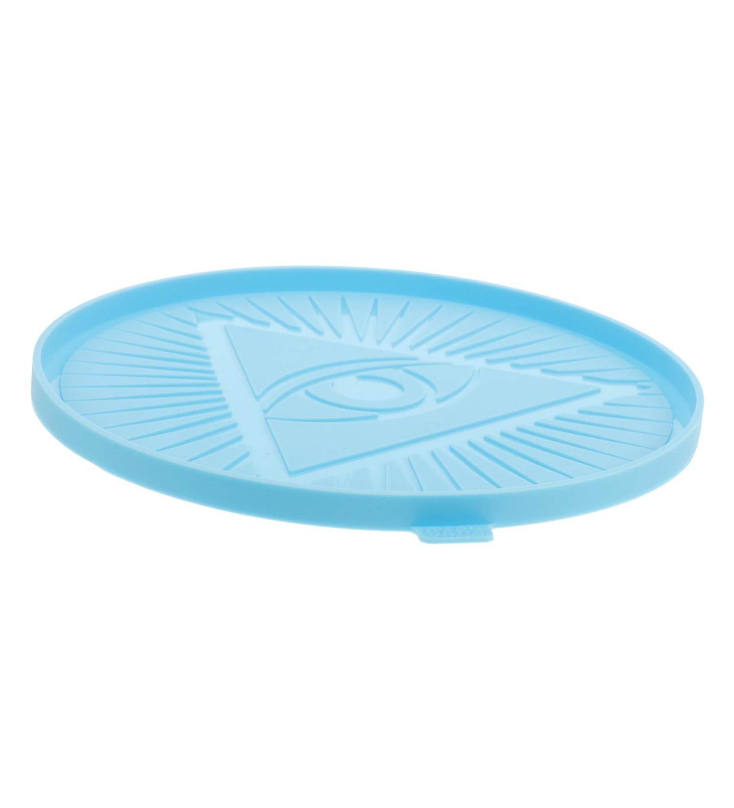 Lurrose Illuminati Mold Diy Crafts Silicone Mold Triangle Eyes Casting Molds Round Pattern Board - Buy Online on GoSupps.com