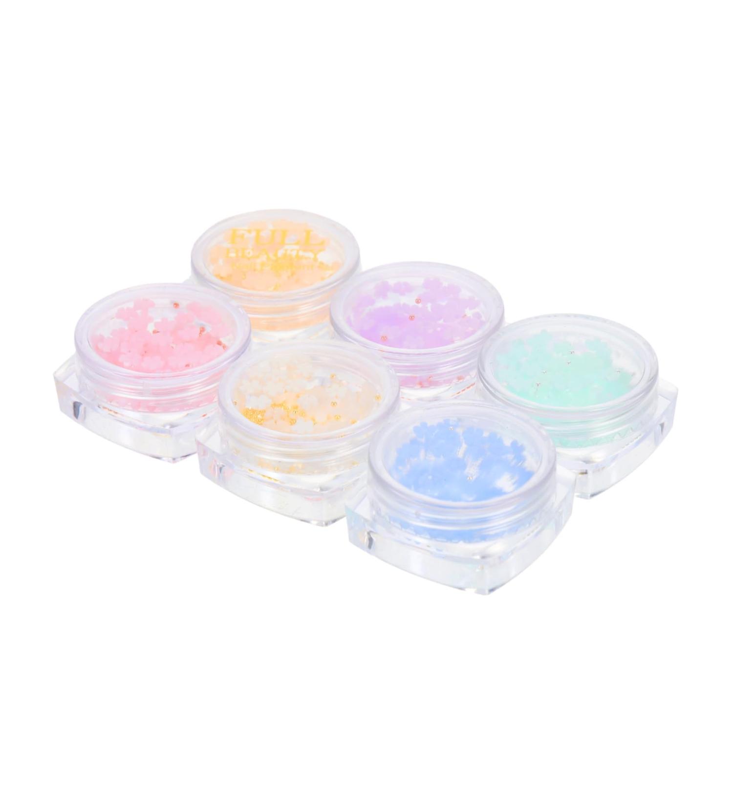 FRCOLOR 24 Boxes Nail Art Accessories Nail DIY Pendant Resin Manicure Decor False Nails Ornament Nail Accessories Exquisite Nail Decoration Flowers Nail Charms Unique Charm - Buy Online on GoSupps.com