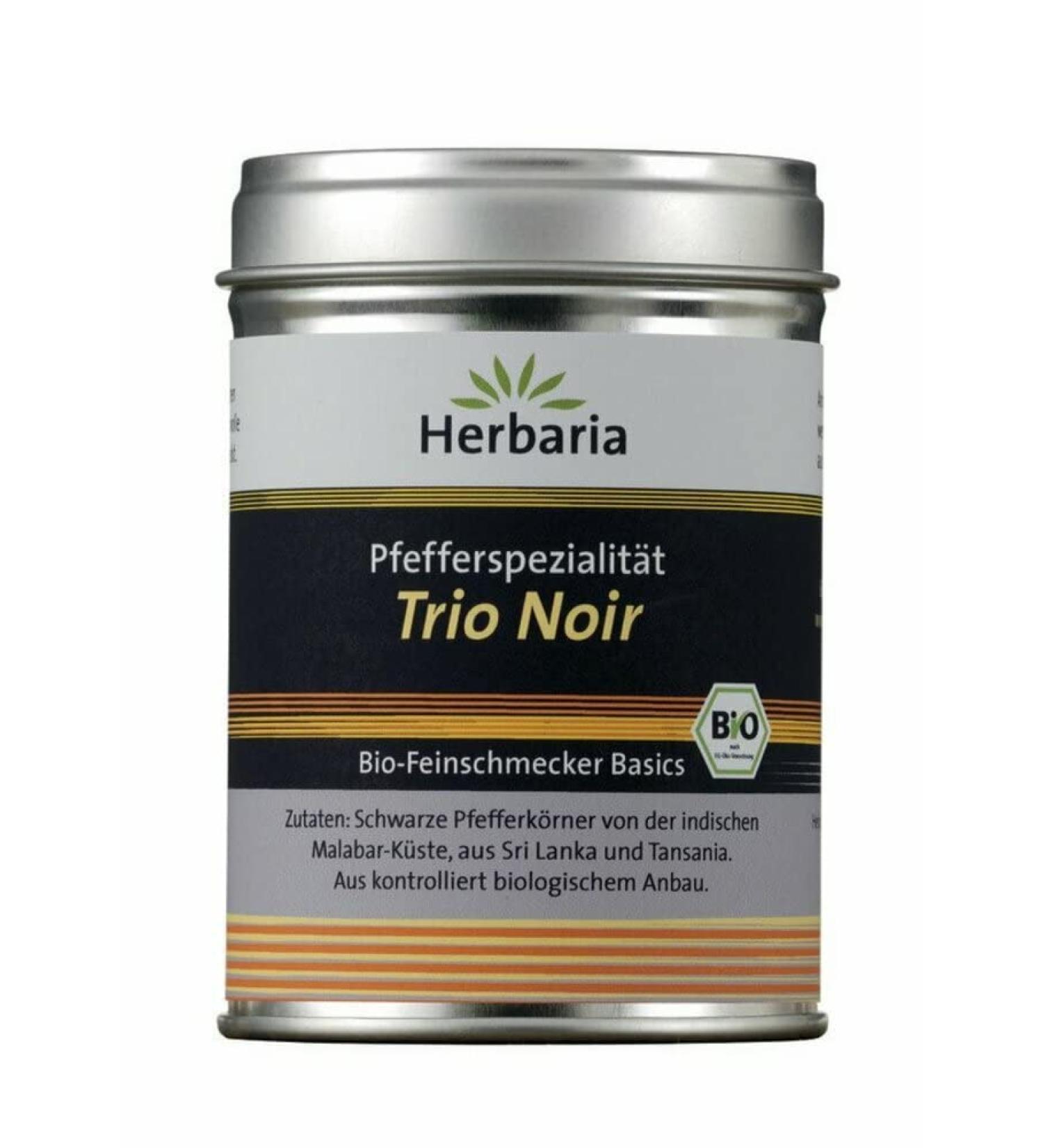 Herbaria Trio Noir organic M-can (2 x 75 gr) 75 g (pack of 2)