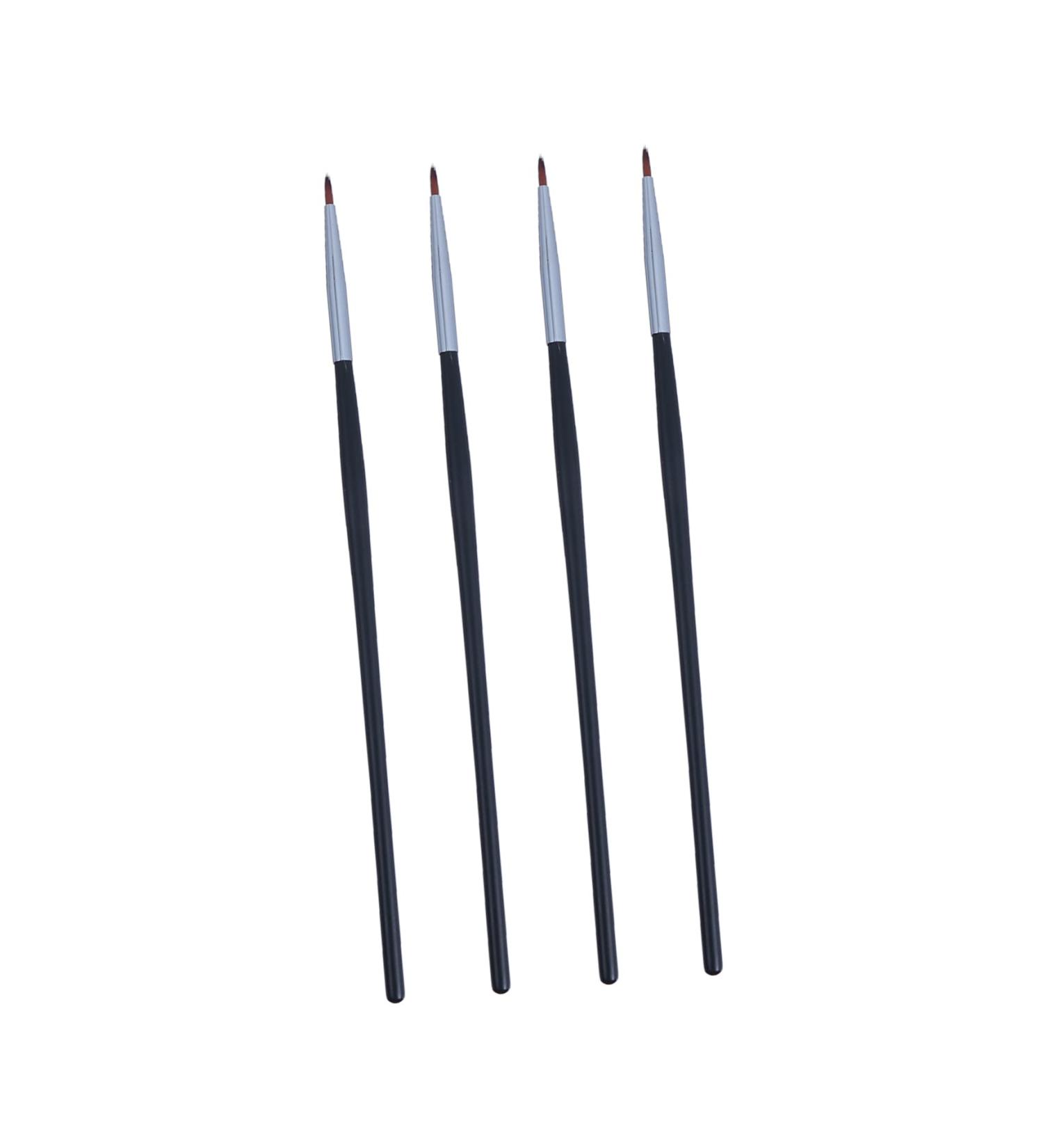 PLAFOPE 4pcs Fine Eyeliner Brush Makeup Eyeliner Wand Travel Makeup Brush Makeup Eye Tool Lip Liner Fiber - Buy Online on GoSupps.com