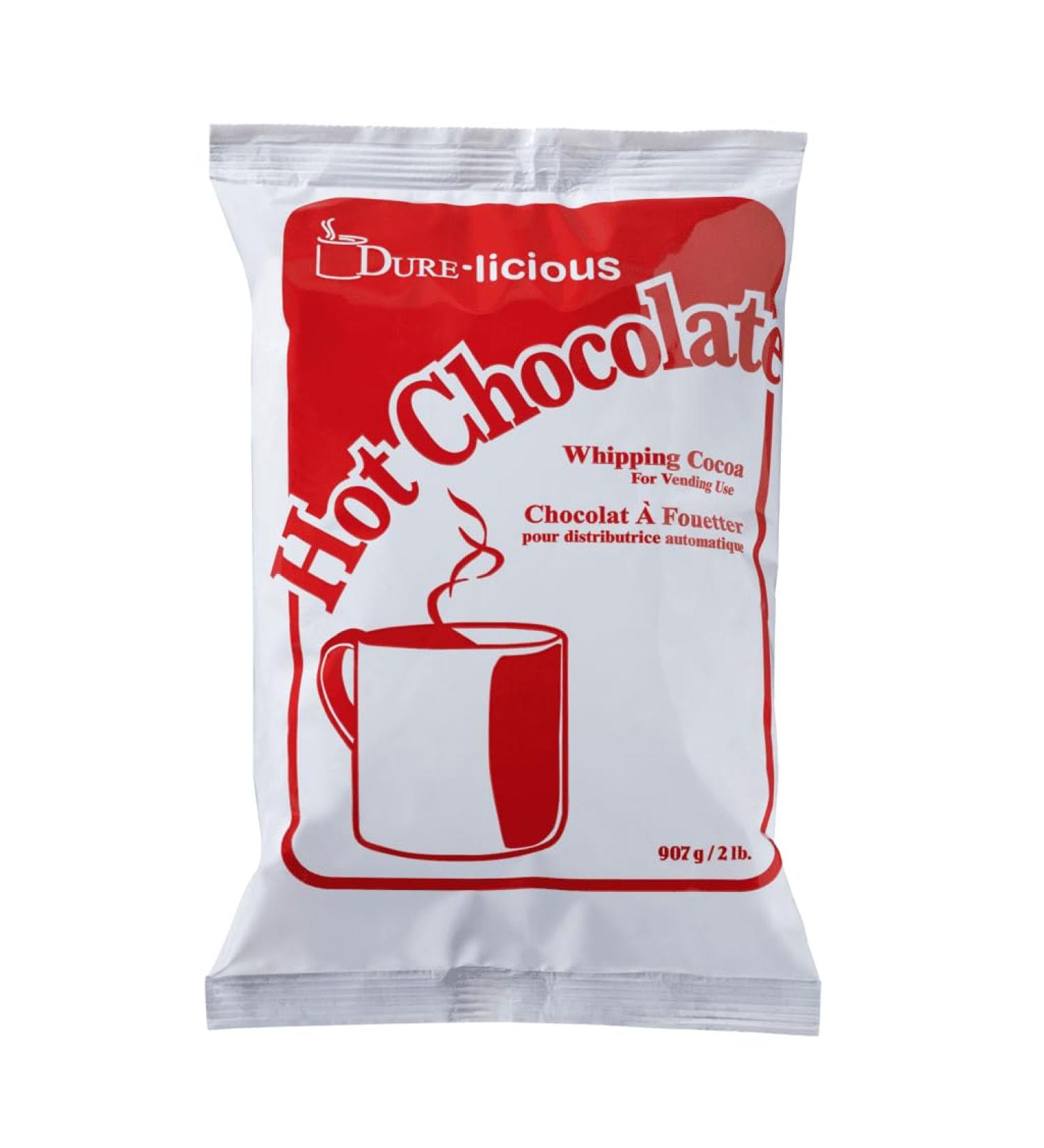 Dure-licious Hot Chocolate For Vending Machines Coffee Brewers and Auto Dispensers12x907g (2lb)