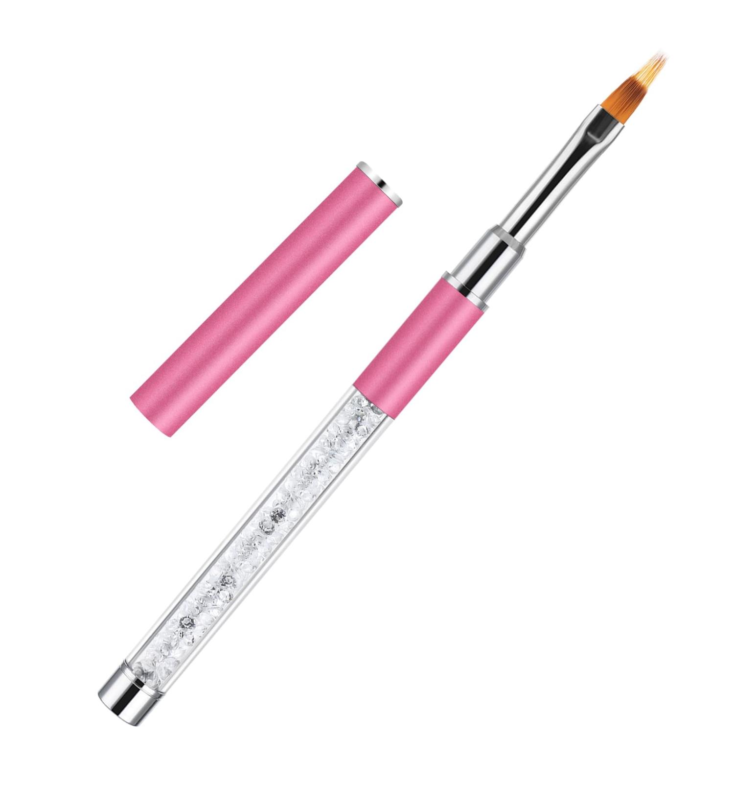 Nail Ombre Brush Set - Rhinestone Handle Gradient Nail Art Brushes for Gel Nails & Manicure Design - Buy Online on GoSupps.com