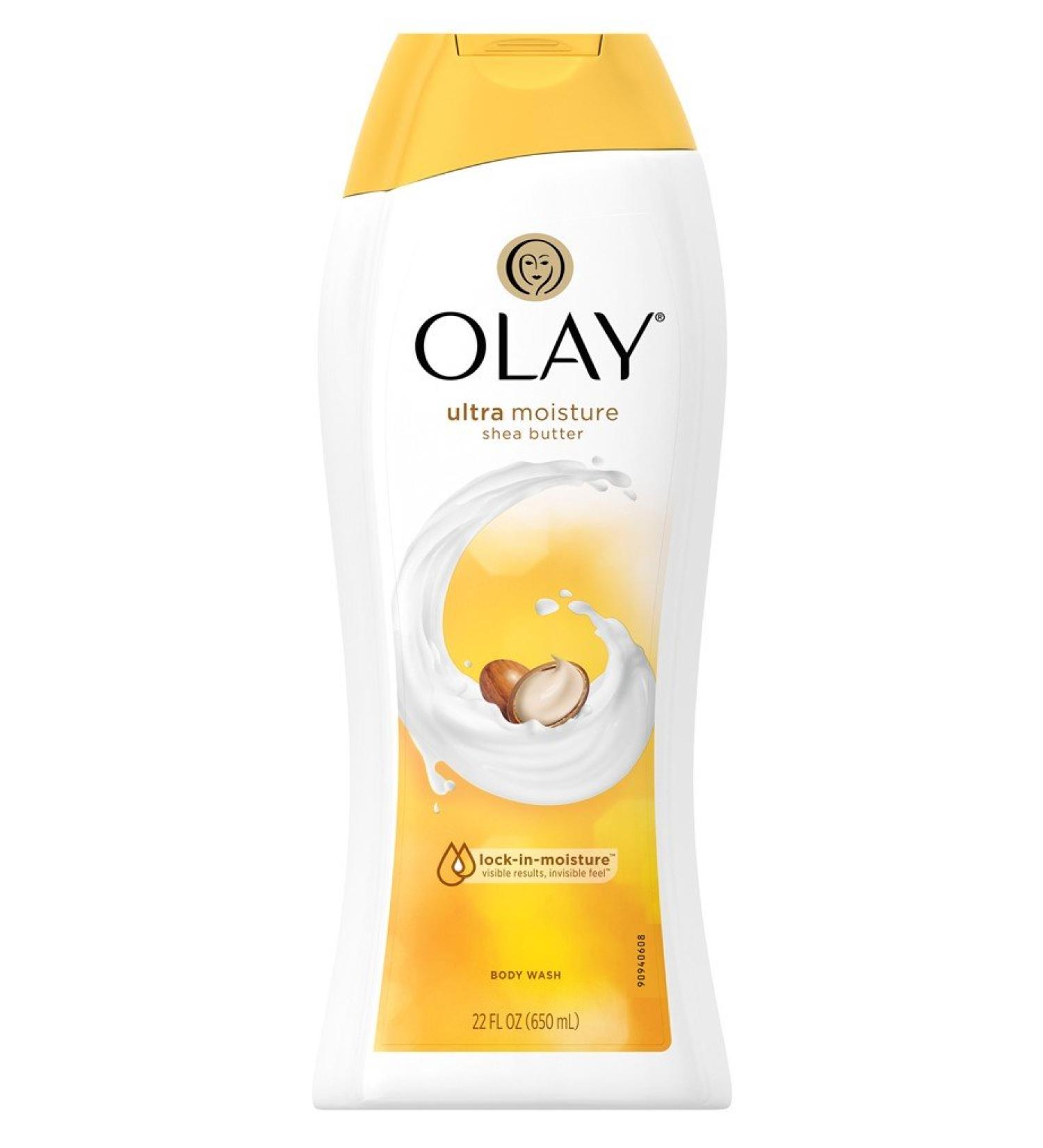 Olay Body Wash Ultra Moisture Shea Butter 22 Ounce (650ml) (2 Pack)