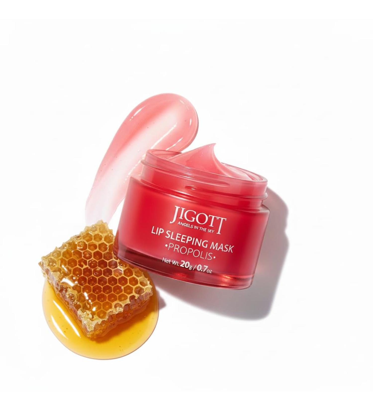 Korean Skincare Propolis Honey Lip Sleeping Mask Nourishing Overnight Lip Treatment for Dry & Chapped Lips K-Beauty Hydrating Lip Balm with Propolis Extract Repairs & Softens Lips (20g) - Buy Online on GoSupps.com