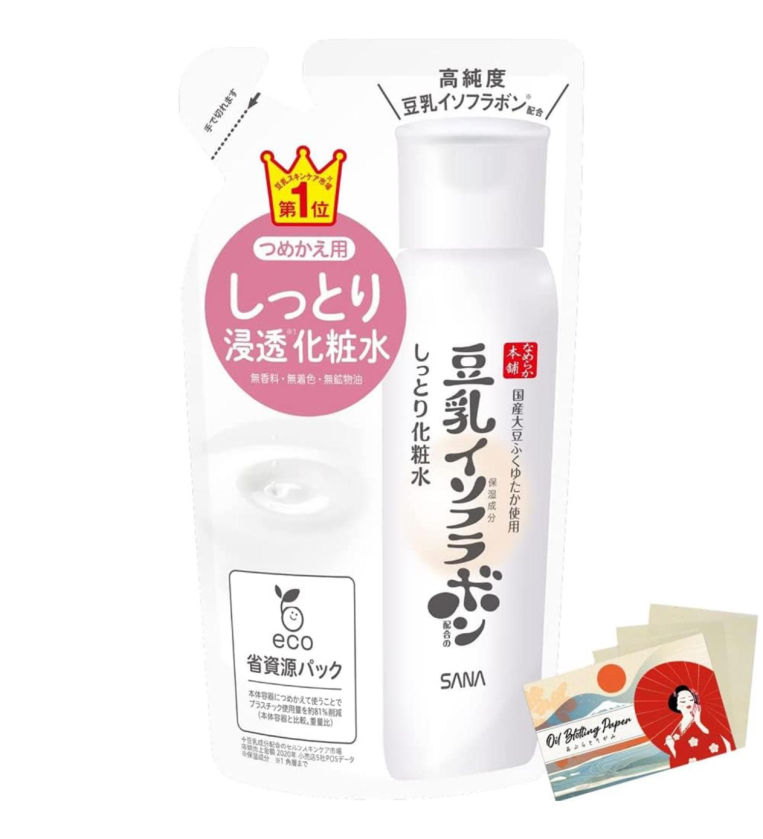 Nameraka Honpo Sana Soy Milk Isoflavone Facial Lotion NC 180ml Refill - Moist - Buy Online on GoSupps.com