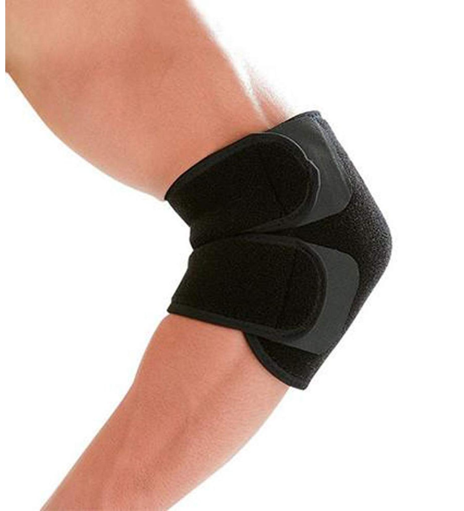 Buy Tektrum Elastic Adjustable Knee Wrist & Elbow Sleeve - One Size Black | International Shipping Available - Buy Online on GoSupps.com
