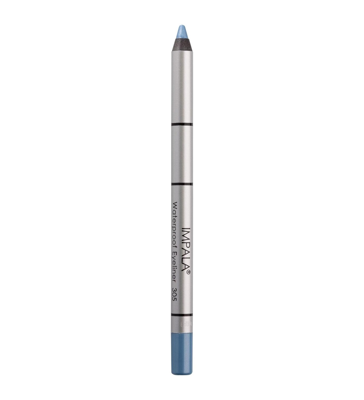IMPALA Creamy Waterproof Light Blue Eyeliner Pencil 305 - Define Contour or Smokey Effect with Long-Lasting, Water-Resistant Color - Easy to Apply - Buy Online on GoSupps.com