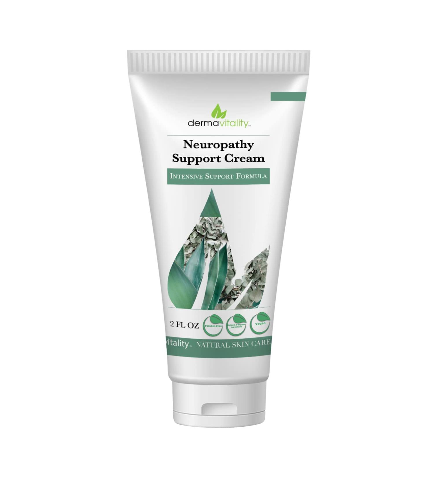 UltimateVitality Neuropathy Support Cream - Natural & Organic - 2oz - Buy Online on GoSupps.com