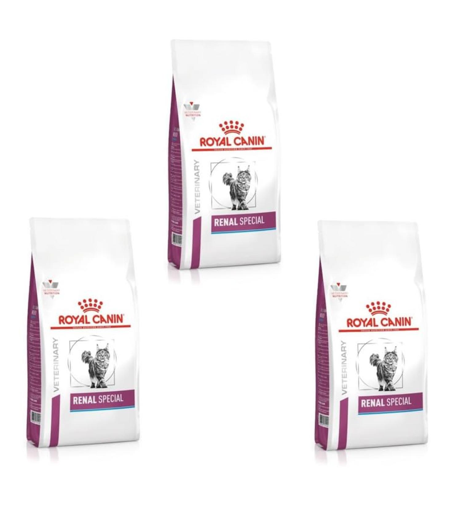 Royal Canin Veterinary Renal Special Feline | 3 Pack | 3 x 400g | Complete Diet Feed for Adult Cats | Can Help Support Kidney Functions - Buy Online on GoSupps.com