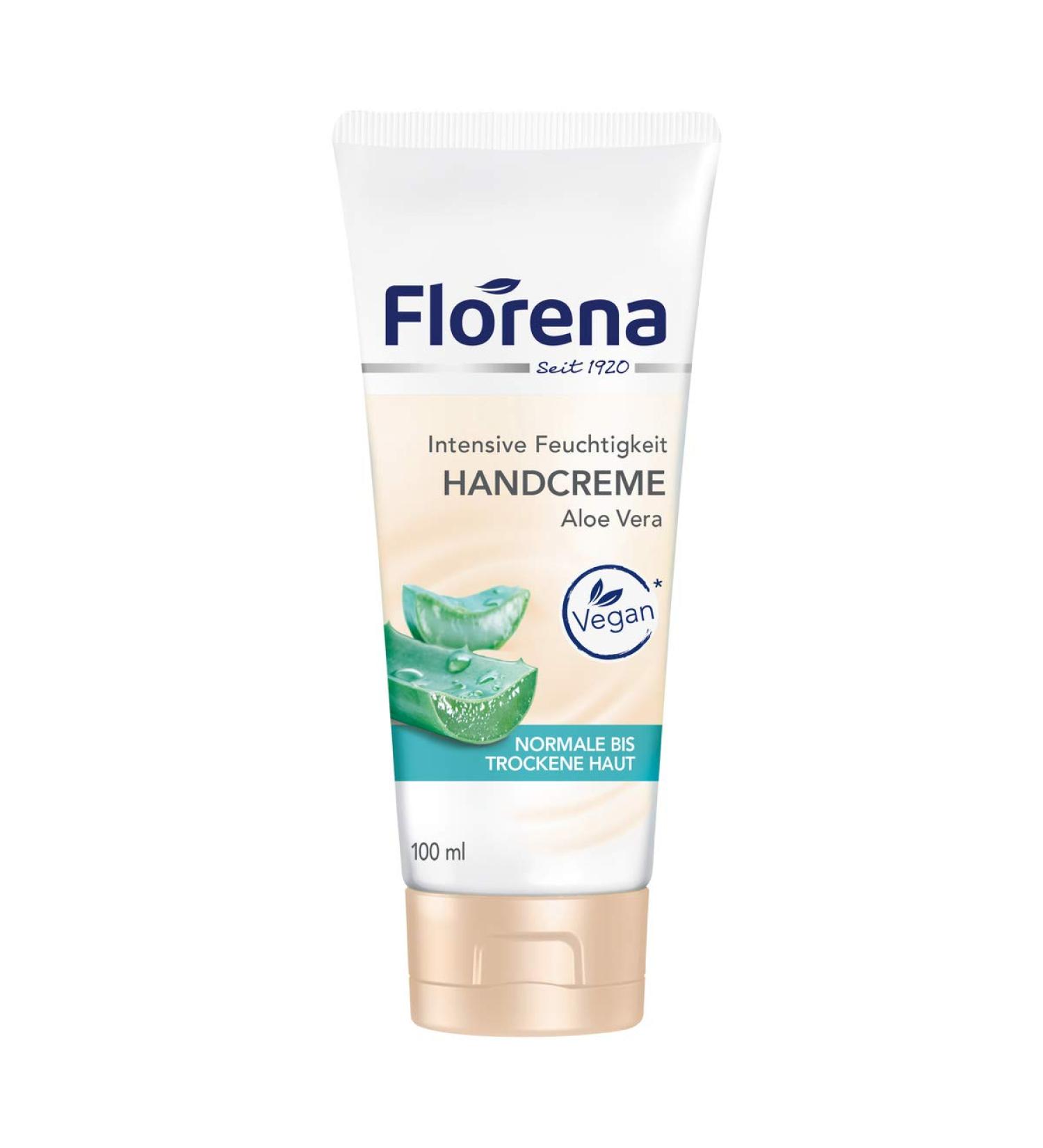 Buy Florena Organic Aloe Vera Hand Cream - 100ml (1 Pack) | International Shipping Available - Buy Online on GoSupps.com