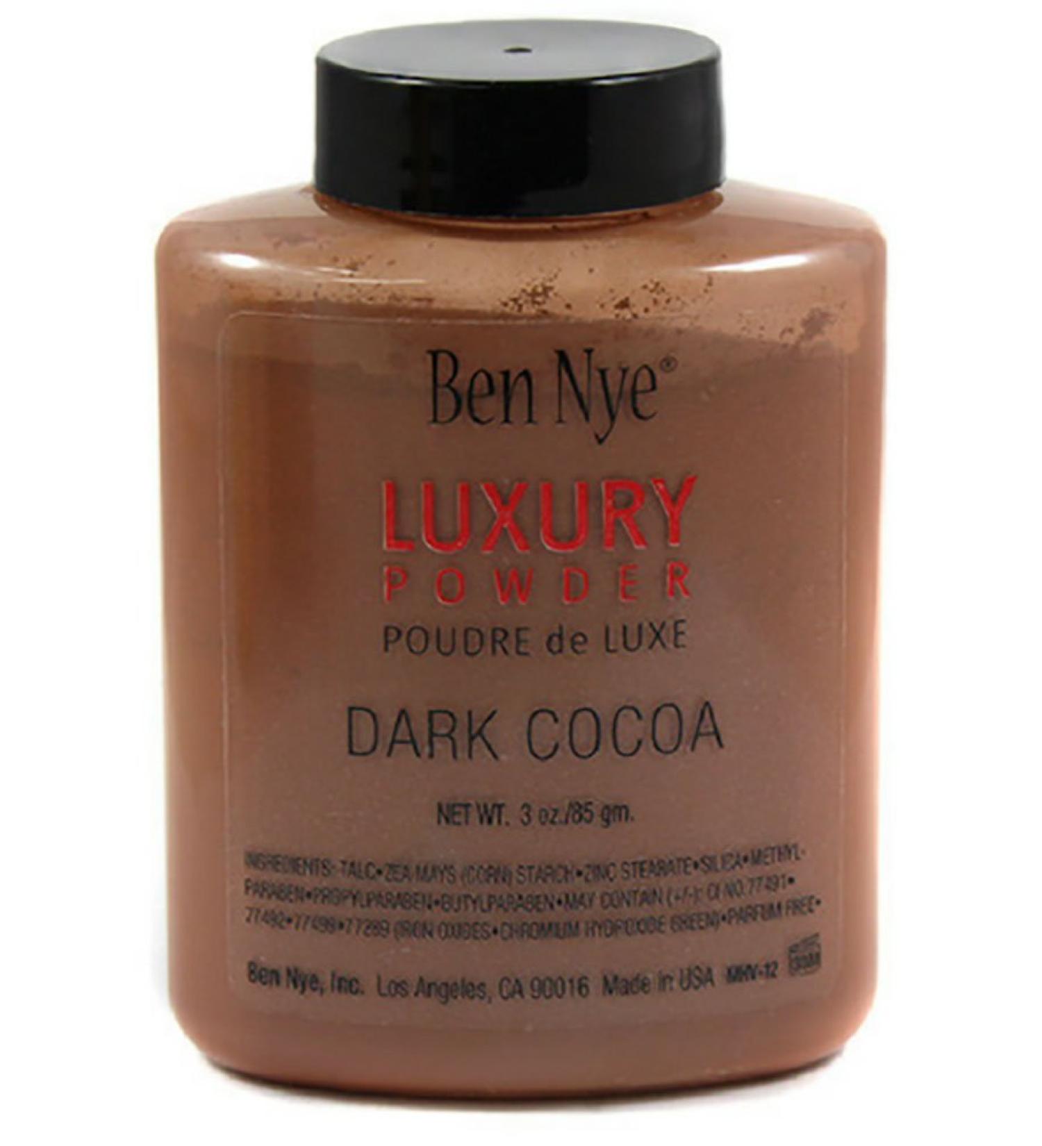 Ben Nye Makeup Mojave Visage Poudre-Luxury Powder Dark Cocoa 3oz