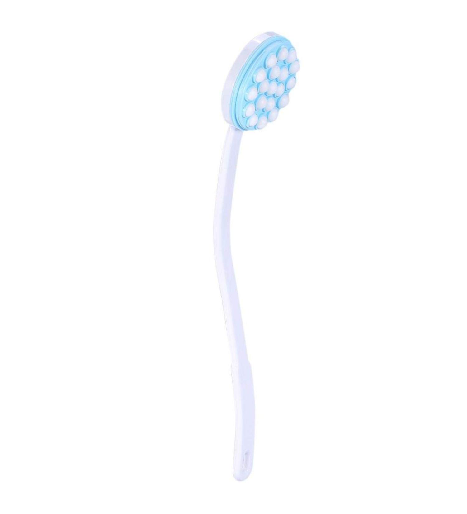 Lotion Applicator & Massage Device - Handheld Long Reach Roll-On for Sunscreen Cream & Shower Gel - Easy Use for Back Legs & Feet - Blue - Buy Online on GoSupps.com