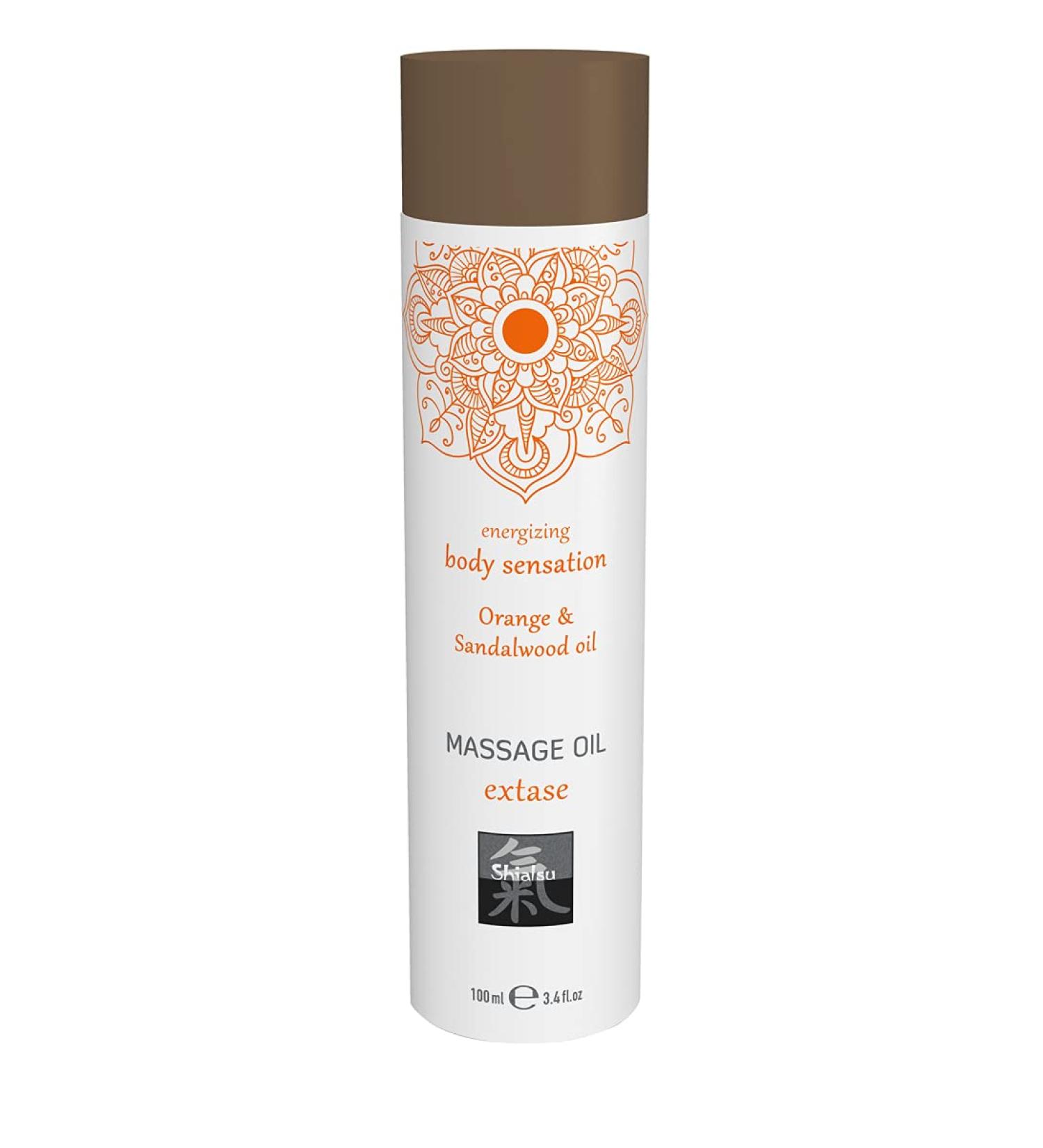 Hot Massage Oil Extase Orange & Sandalwood Oil.Massage oil based on natural oils.More fun & eroticism at the partner massage 106 g