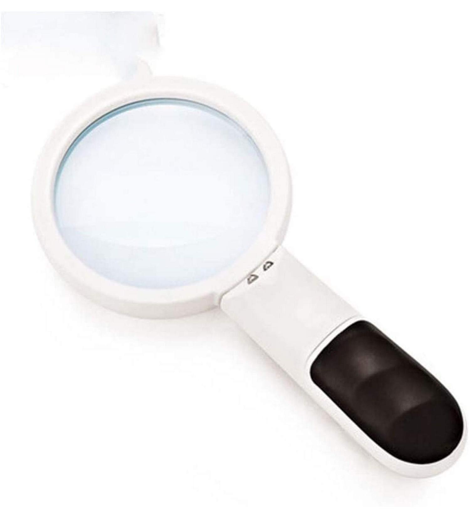 Magnifying Glasses for Hobbies Reading Magnifier 20 Times HD with LED Light Handheld Magnifying Glass High Magnification Old Reading Children's Student Magnifying Glass Vision - Buy Online on GoSupps.com