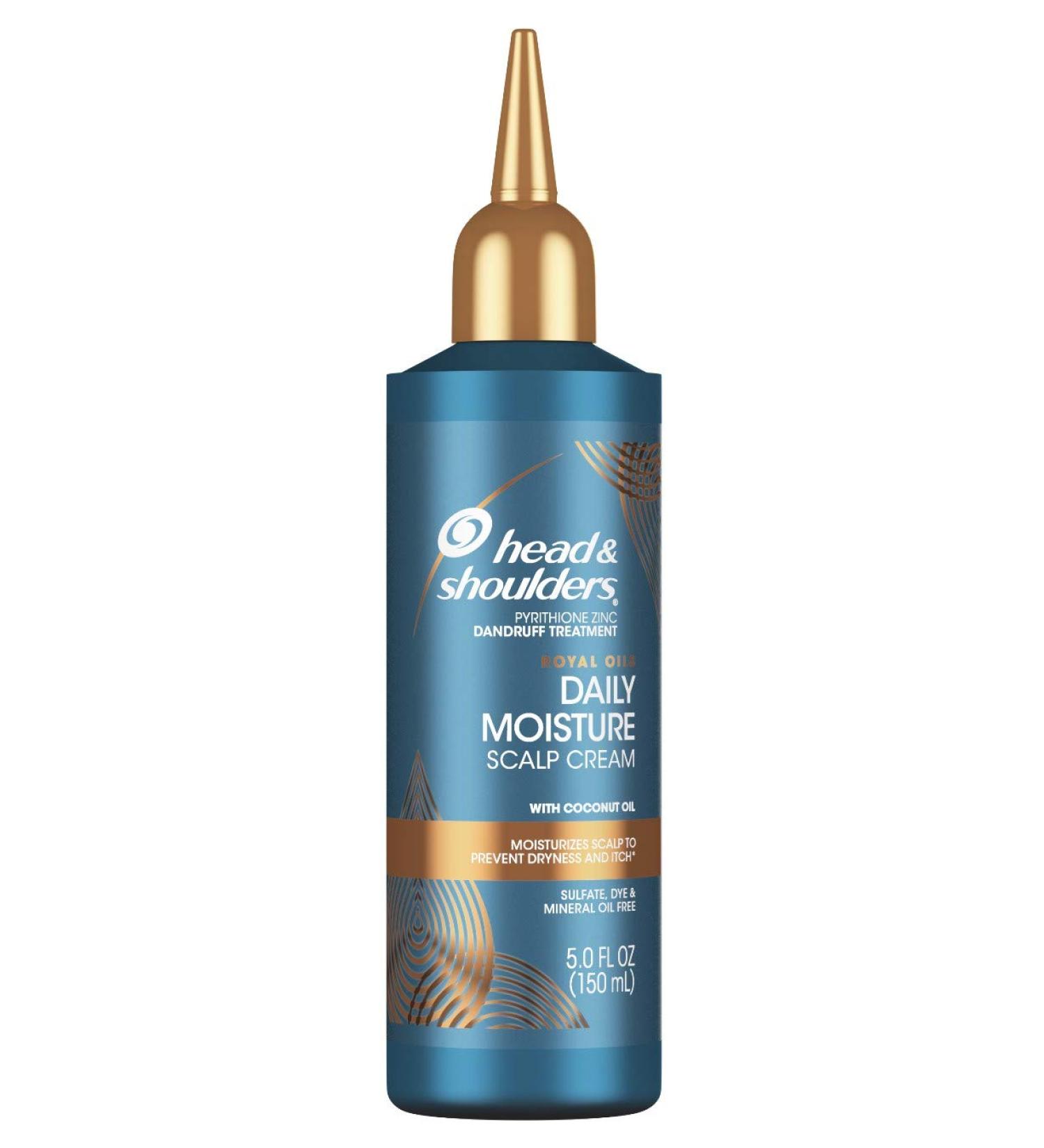 Head & Shoulders Scalp Cream Royal Oils Daily Moisture 5 Ounce (150ml) (2 Pack)