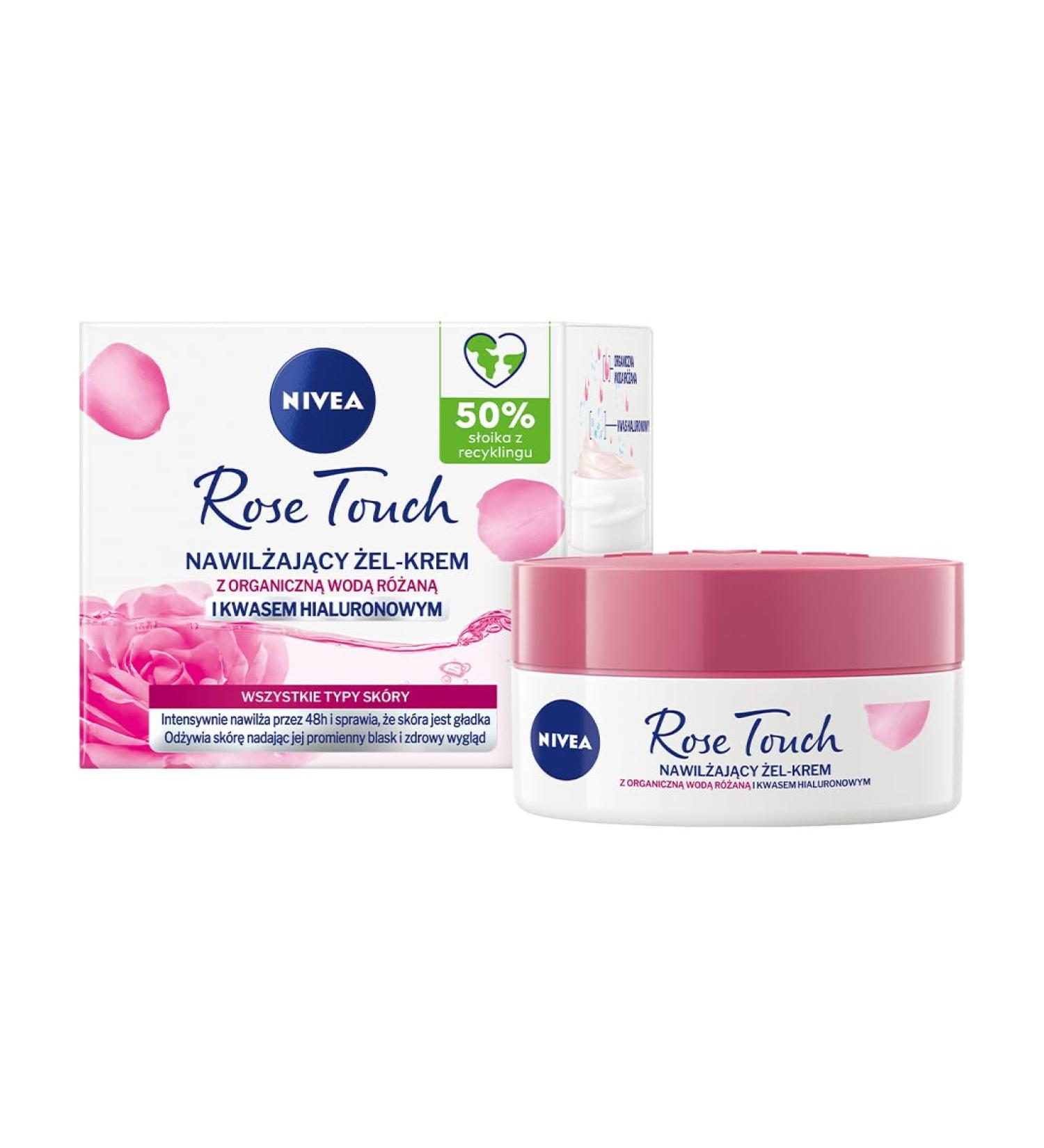 Rose Touch Moisturizing Gel-cream - Moisturizing Day Gel-cream 50ml - Buy Online on GoSupps.com