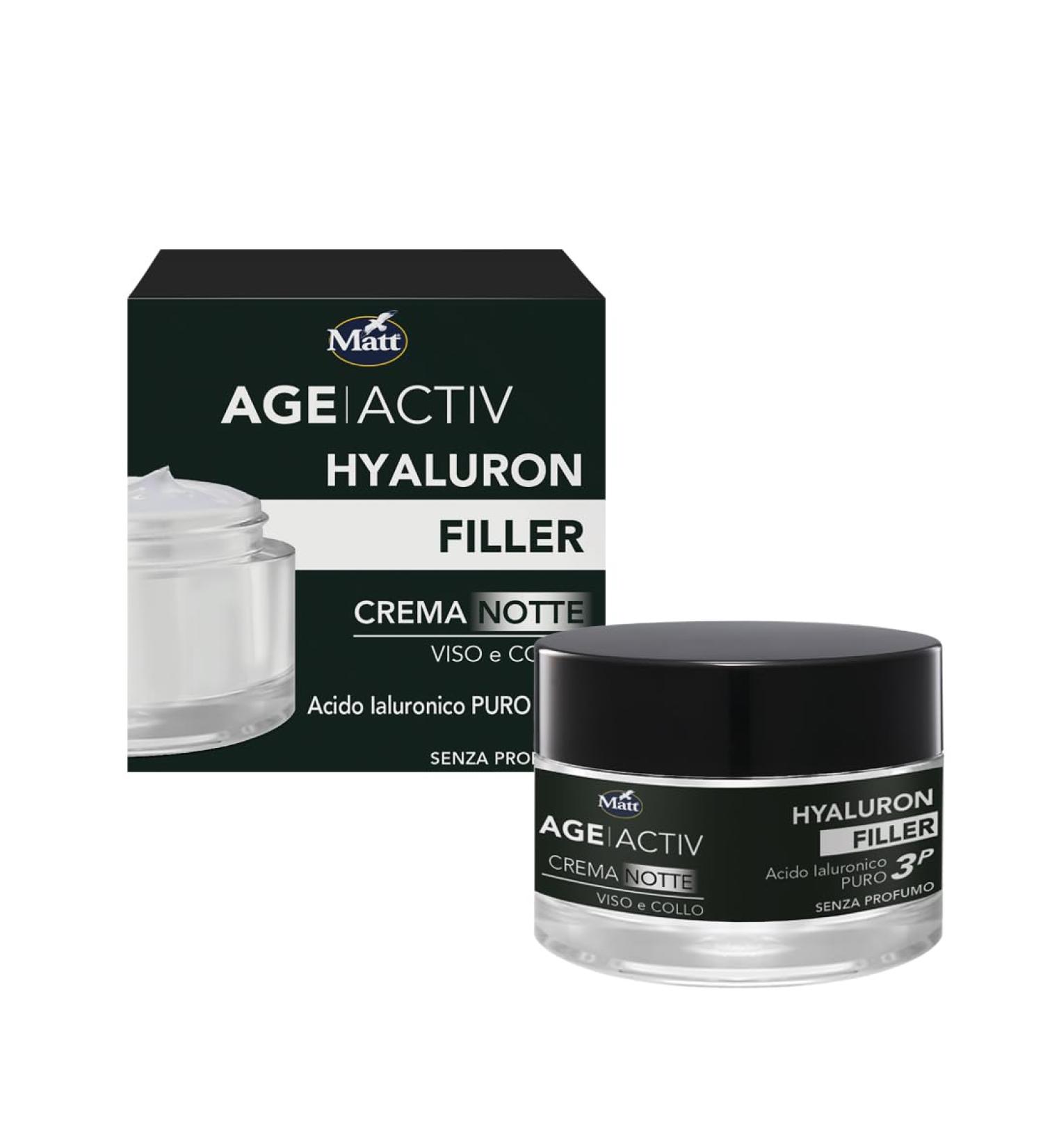  Matt Matt Age Activ Restructuring Anti-Ageing Face Cream - 3P Hyaluronic Acid - Straightener and Smoothing - Deep Hydration - Pack of 50 ml - Buy Online on GoSupps.com